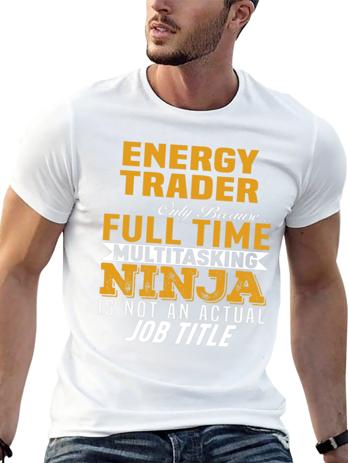 Energy Trader Full Time Ninja Job T-Shirt
