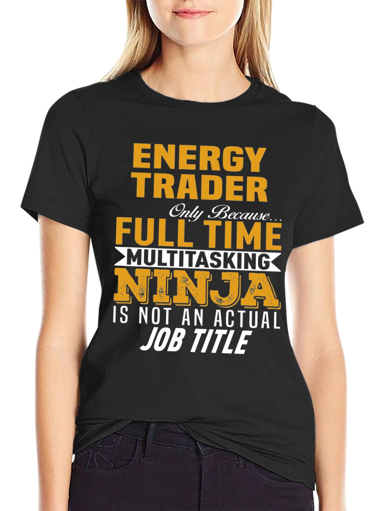 Energy Trader Full Time Ninja Job T-Shirt
