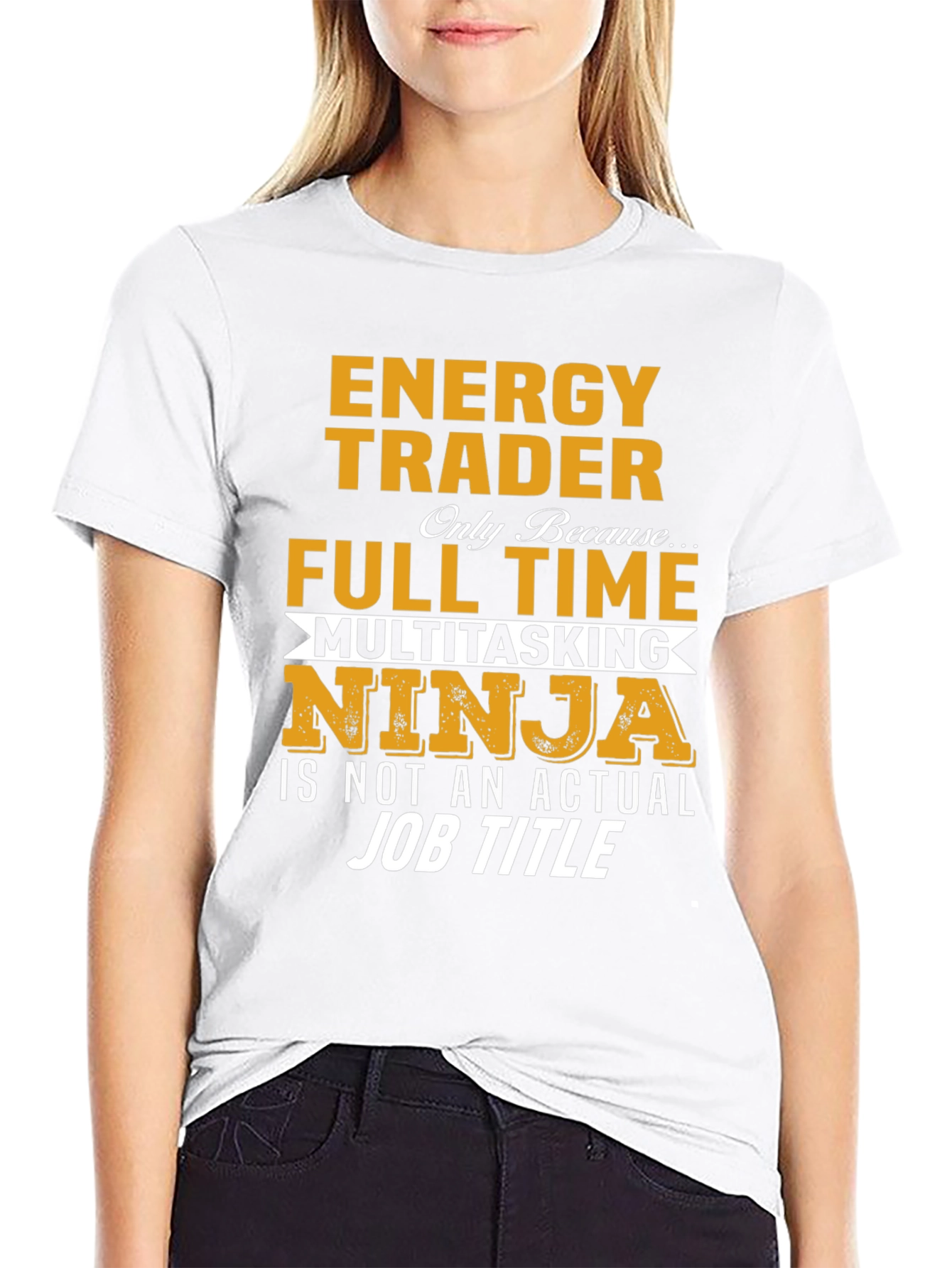 Energy Trader Full Time Ninja Job T-Shirt