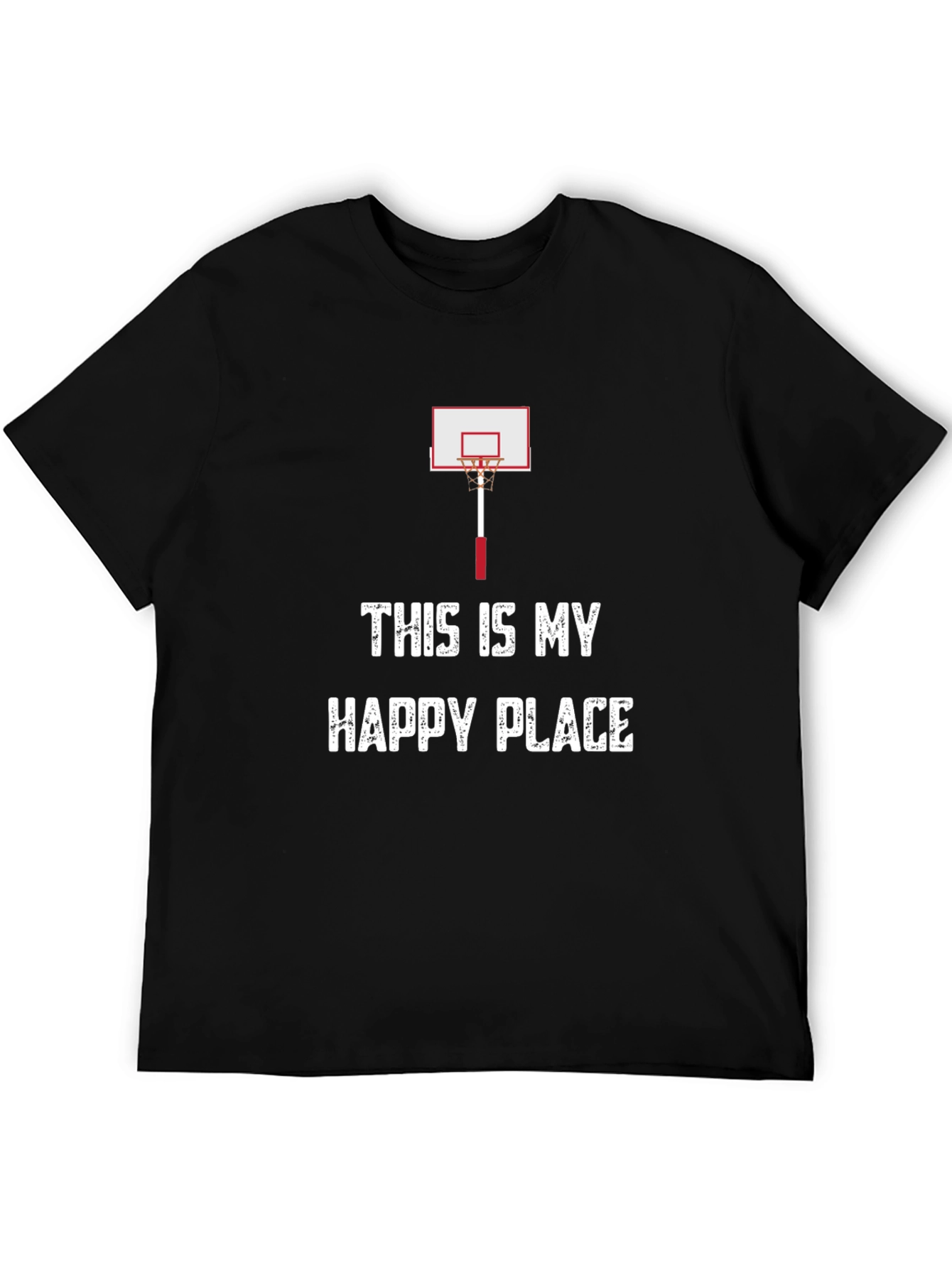 Basketball Happy Place Graphic T-Shirt
