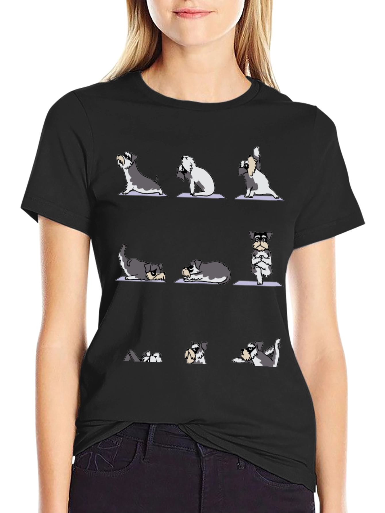 Yoga Dog Graphic T-Shirt