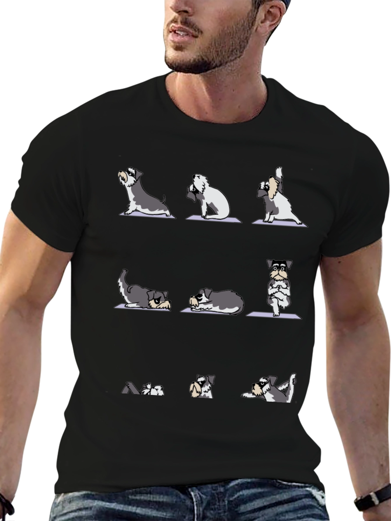Yoga Dog Graphic T-Shirt