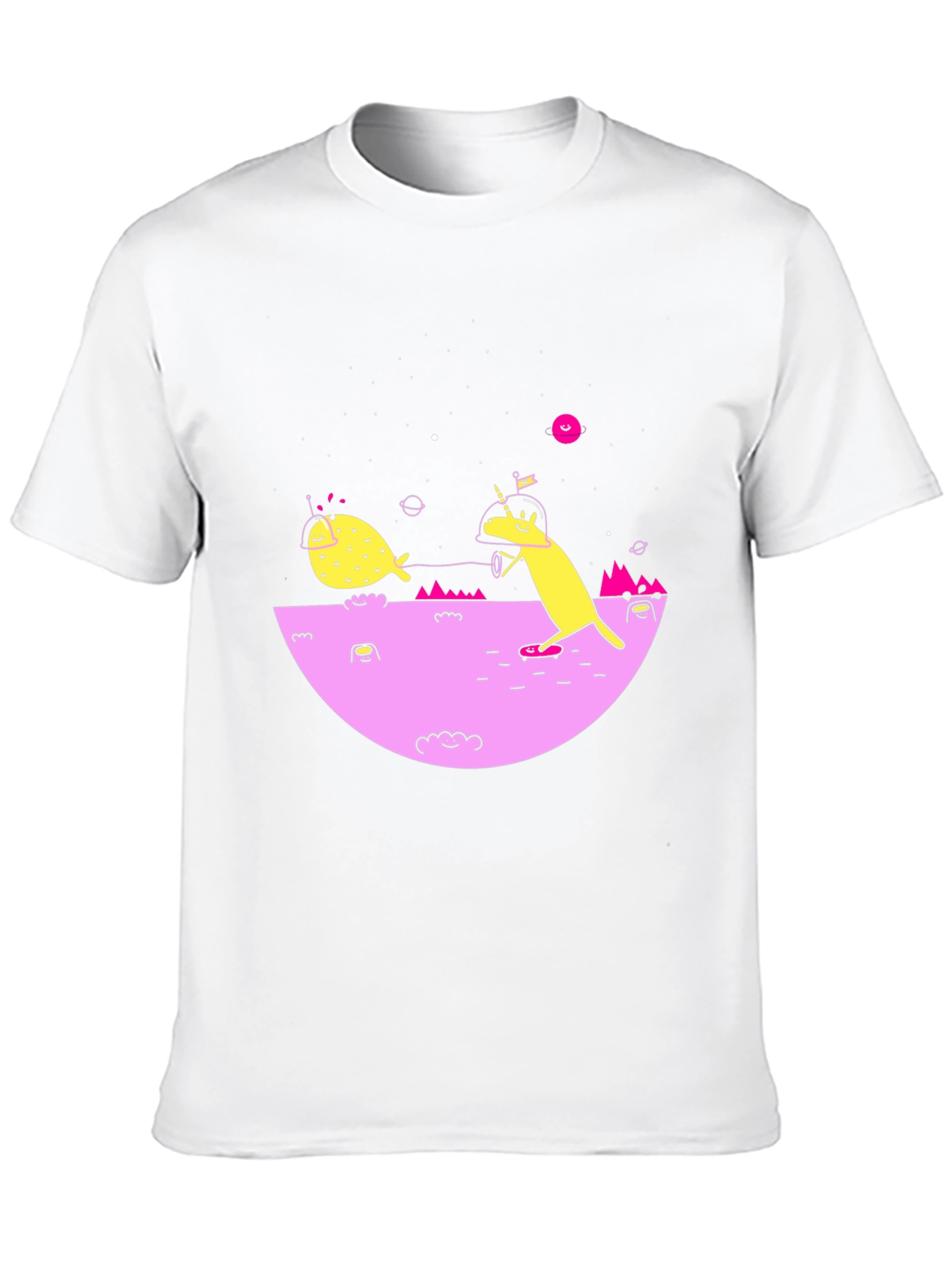 Cosmic Unicorn Black Graphic Tee