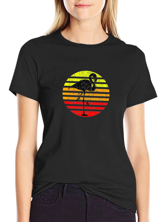 Retro Flamingo Graphic Tee