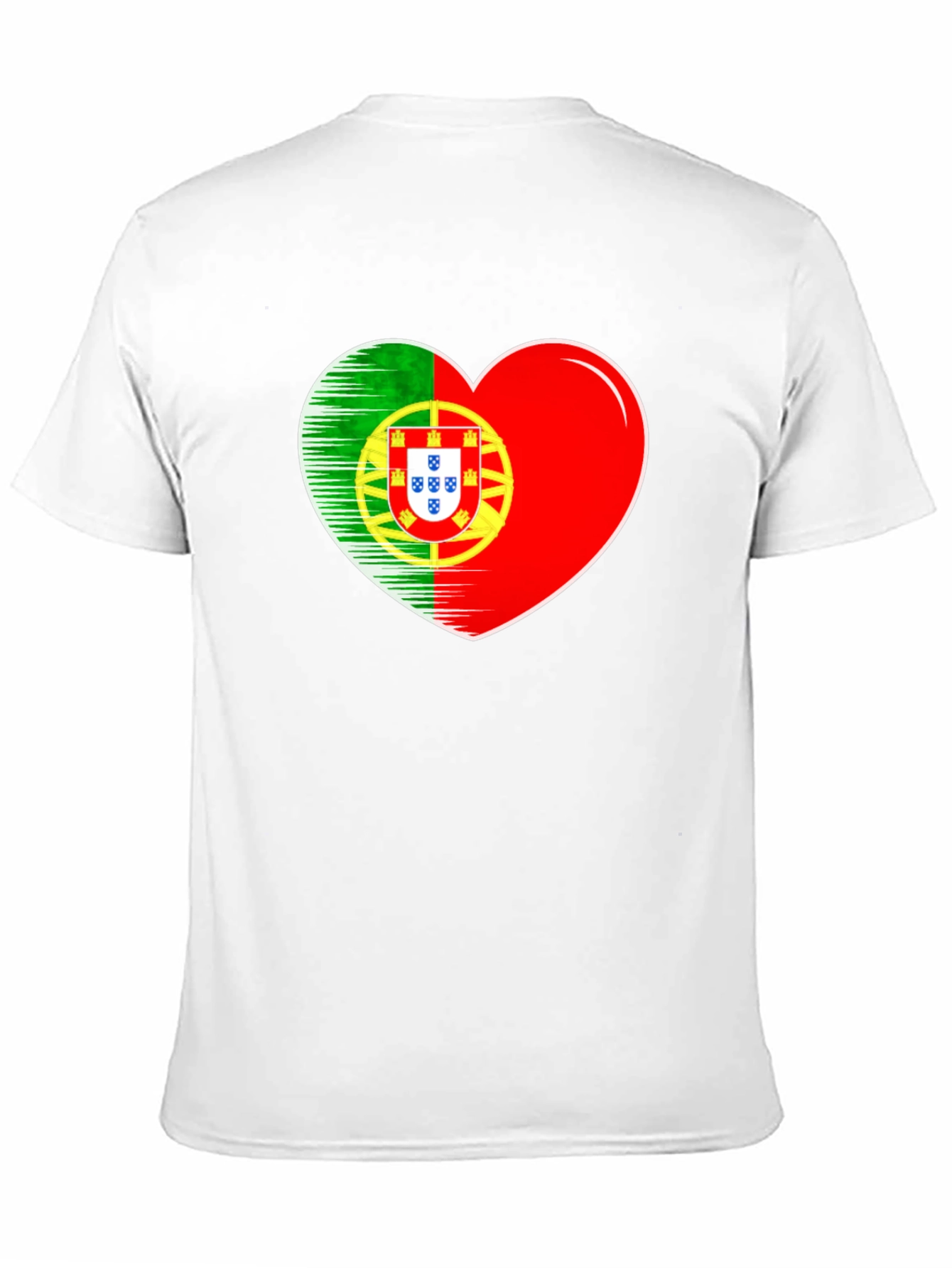 Portugal Flag Heart T-Shirt