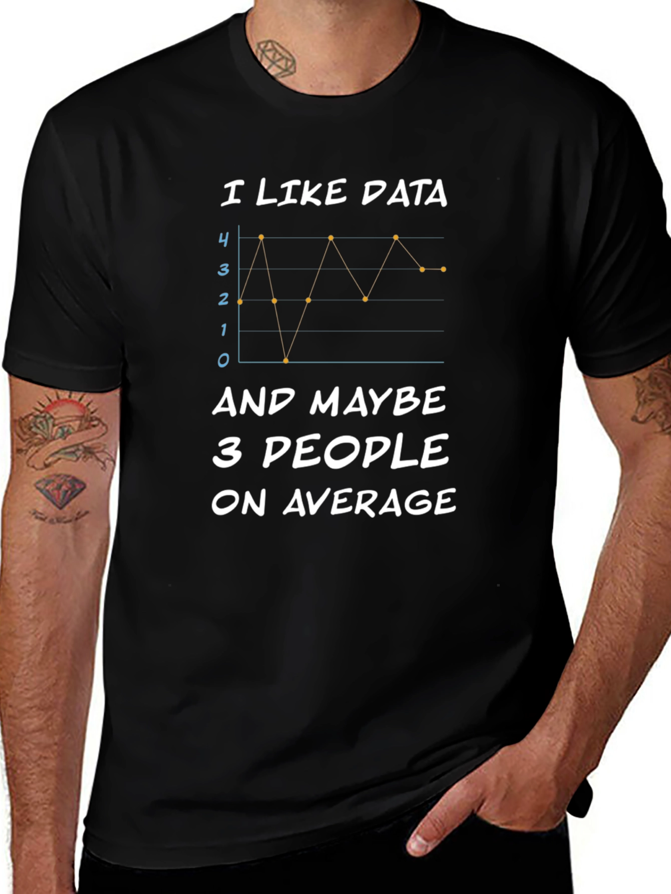 I Like Data Funny Graph T-Shirt