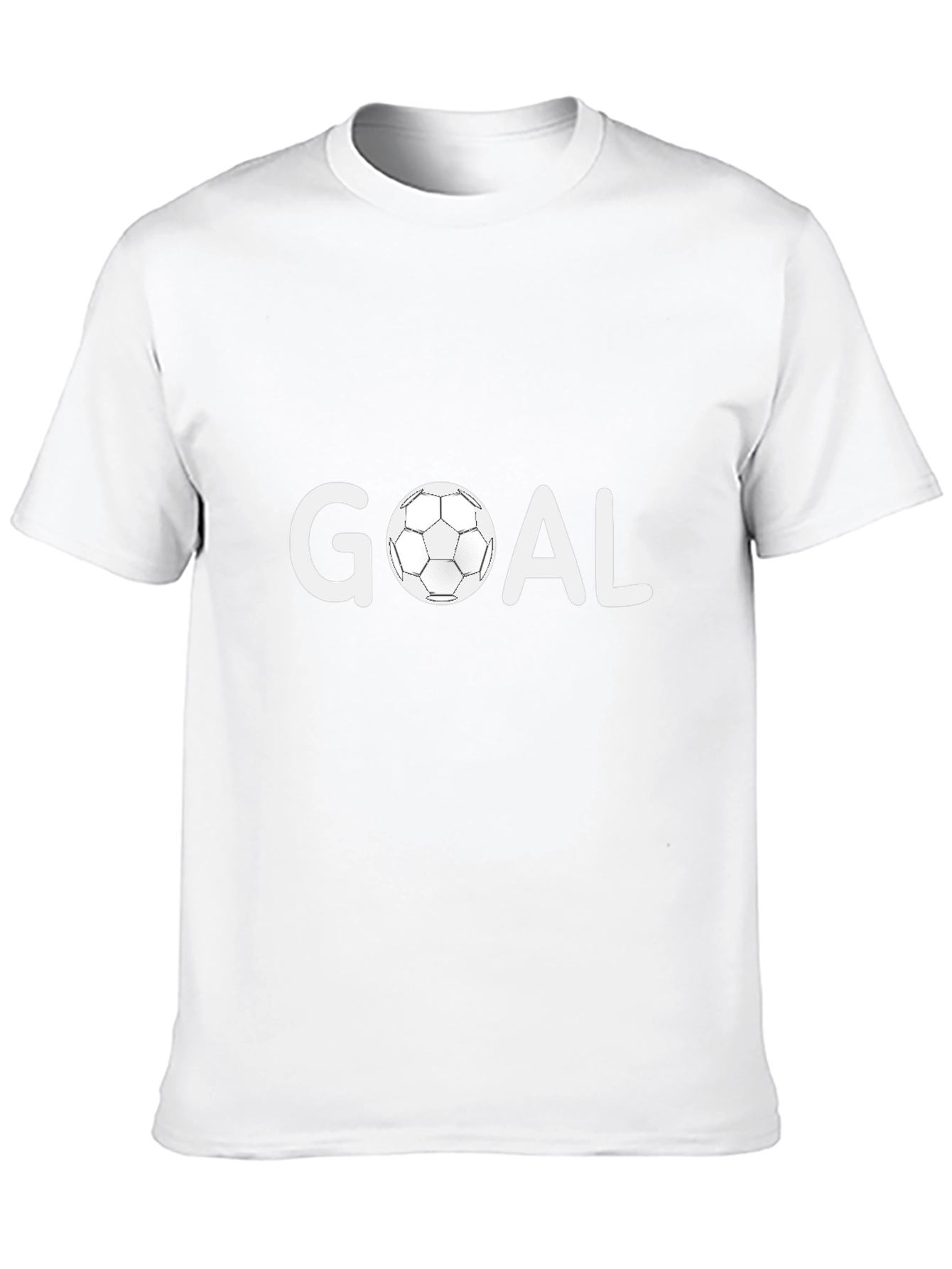 Goal Soccer Ball Graphic Tee - Black T-Shirt