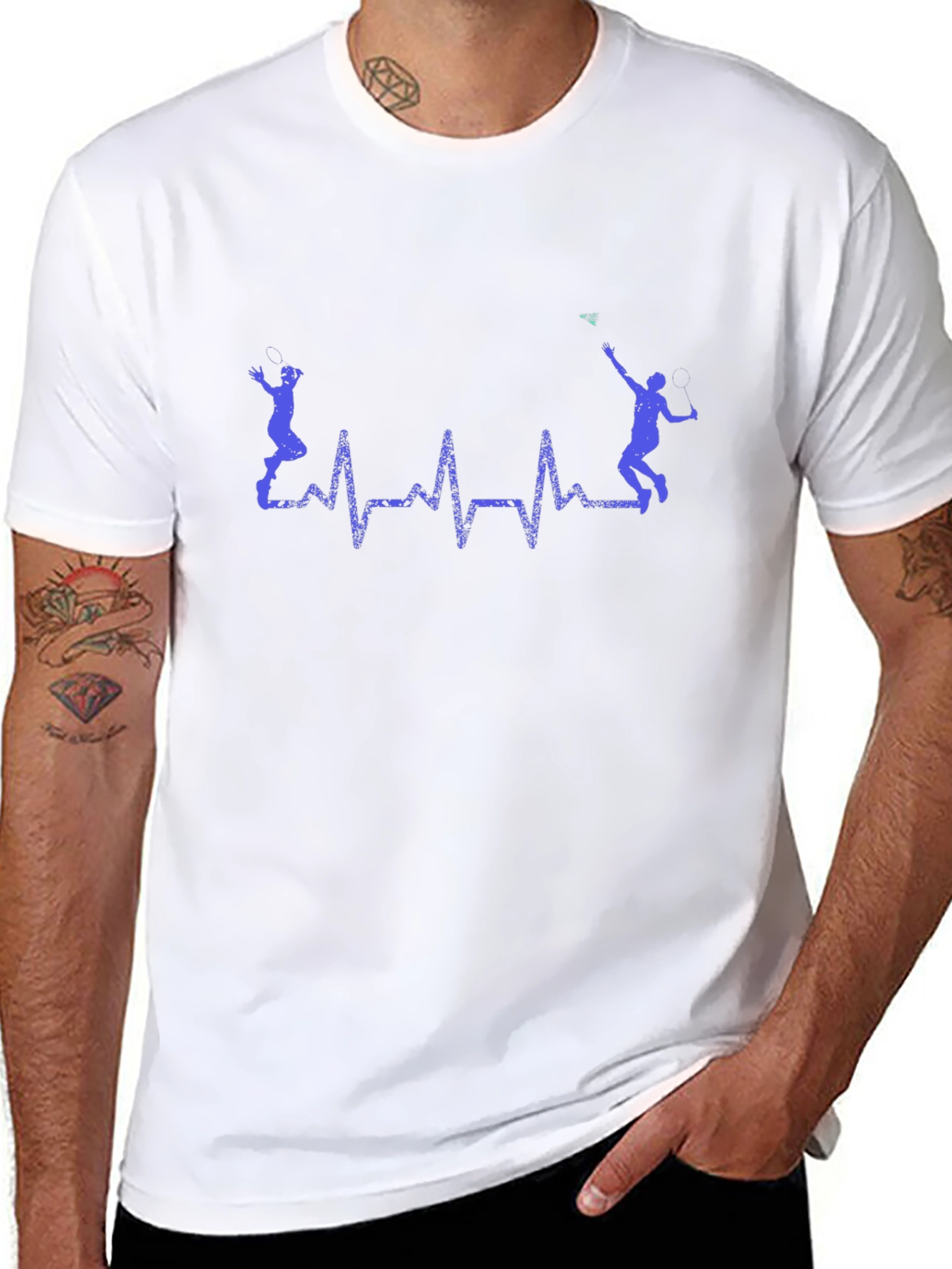 Badminton Heartbeat T-Shirt