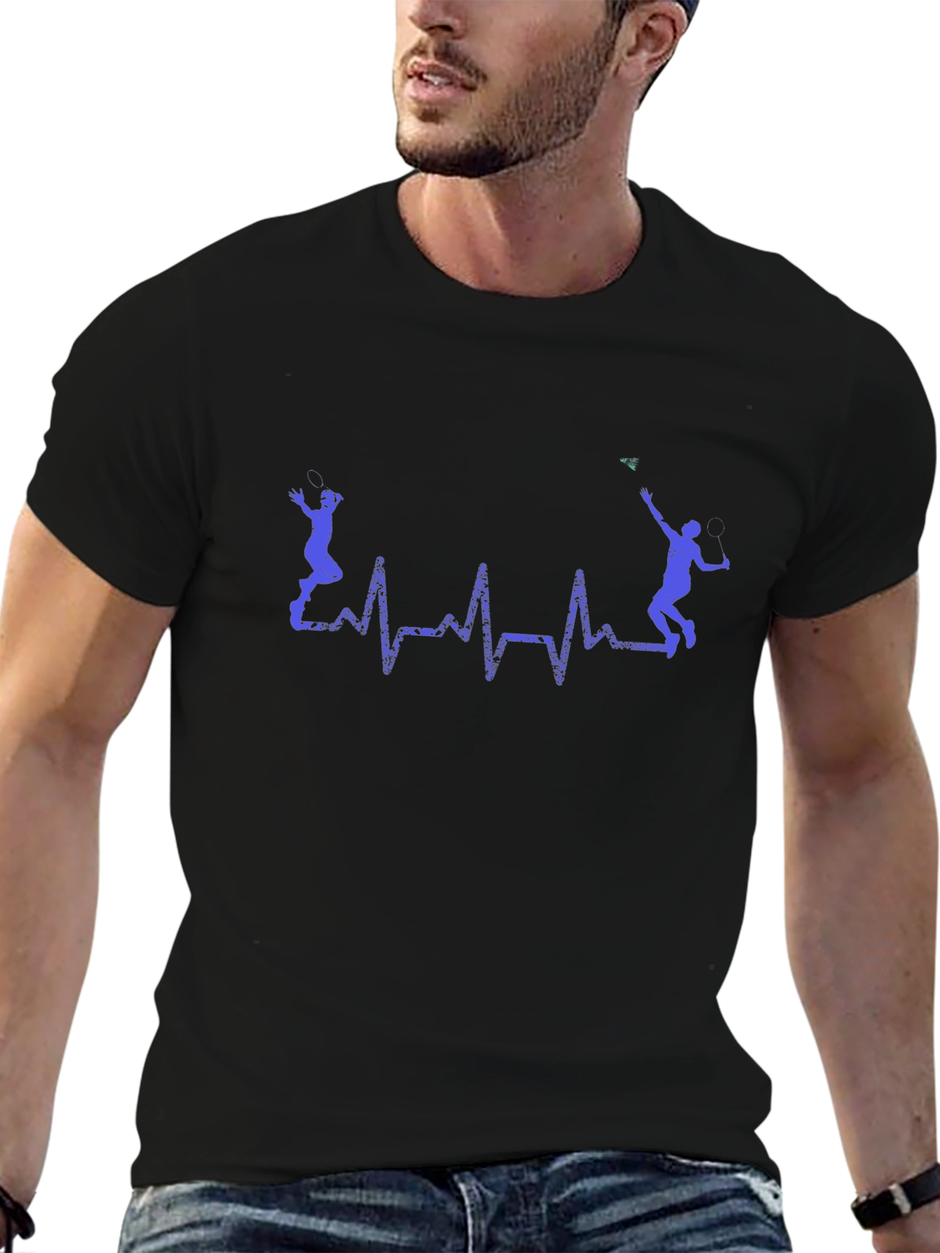Badminton Heartbeat T-Shirt