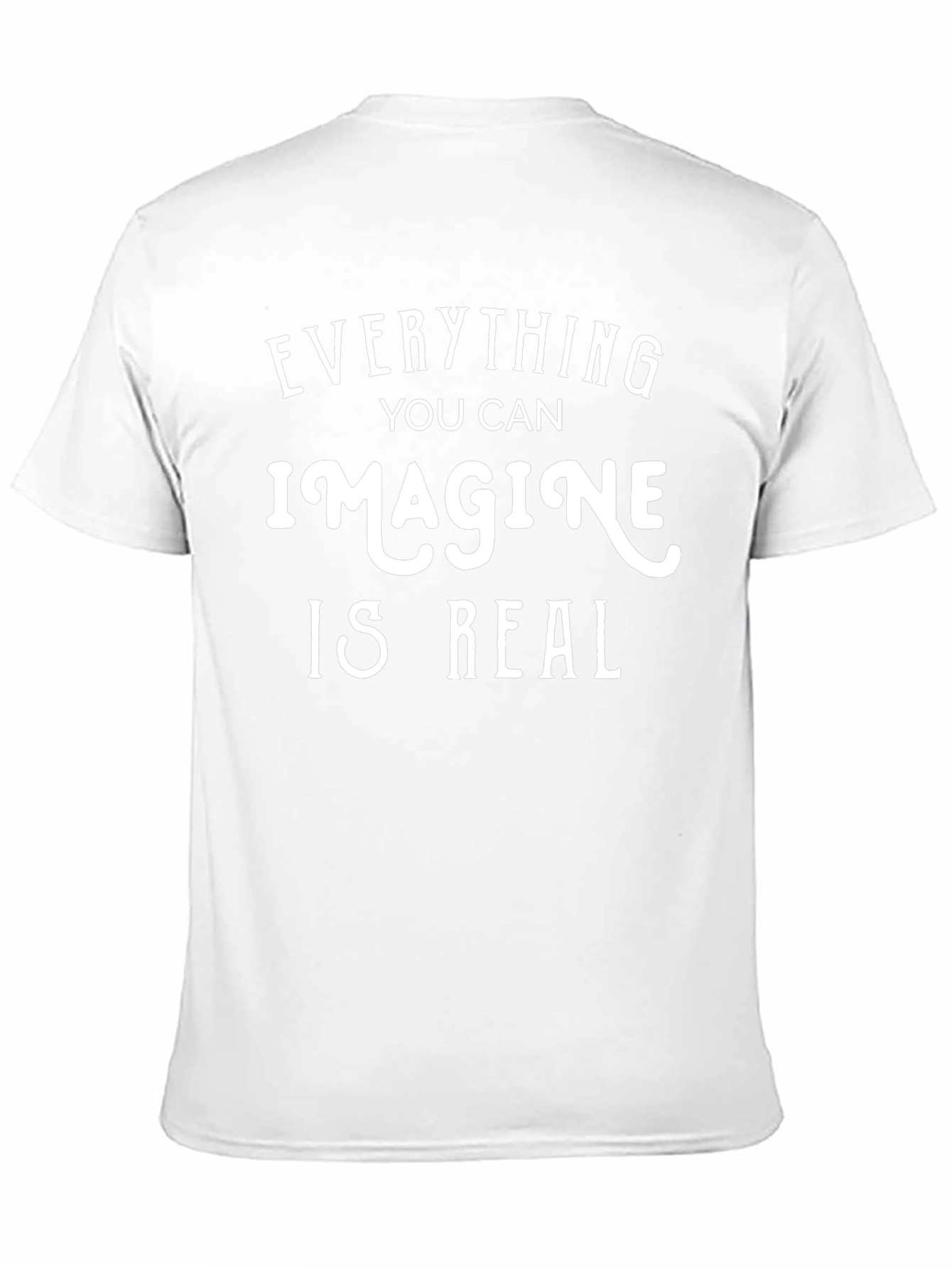 Imagine Is Real Graphic Tee - Black