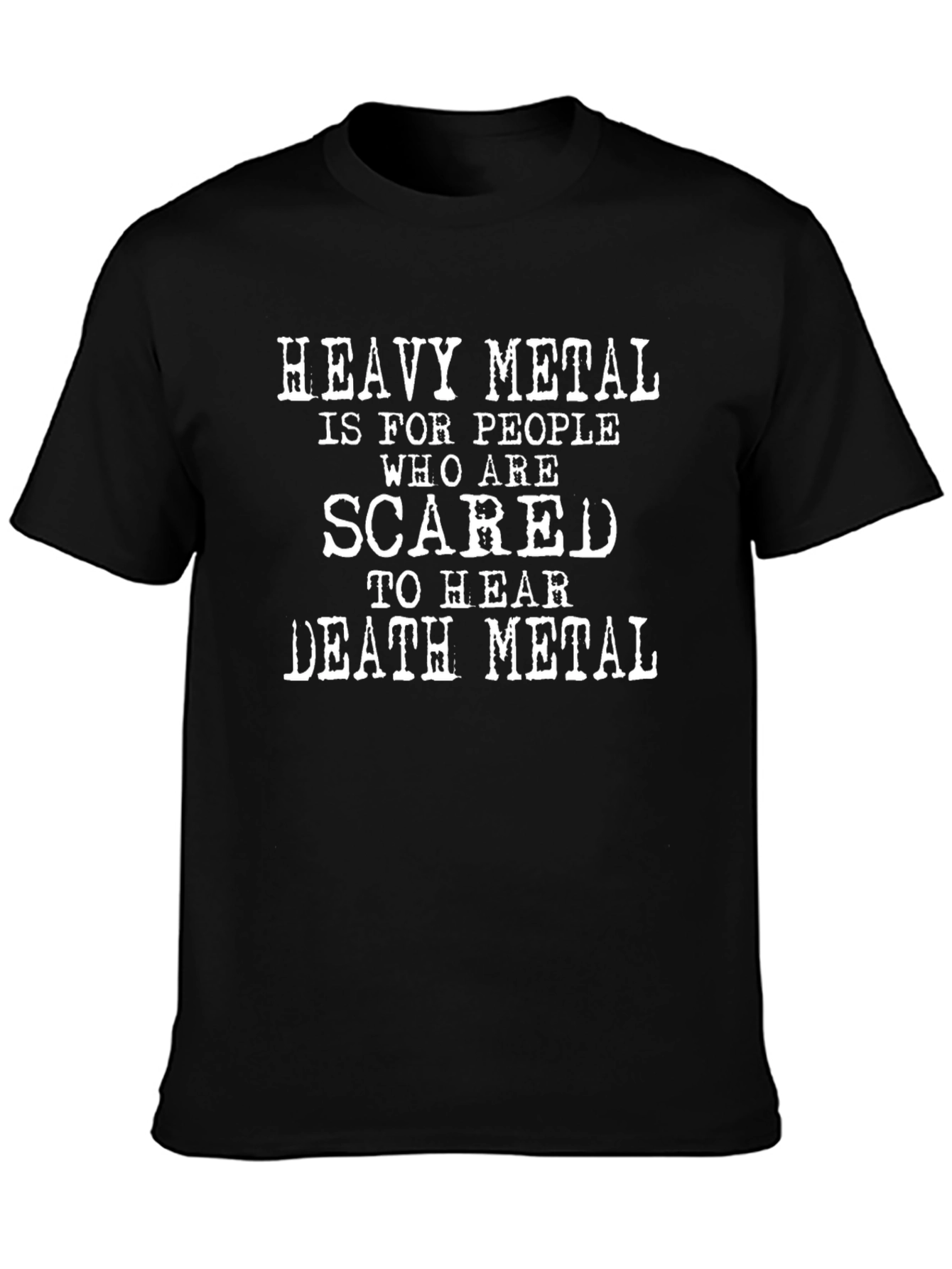 Heavy Metal vs Death Metal Graphic Tee
