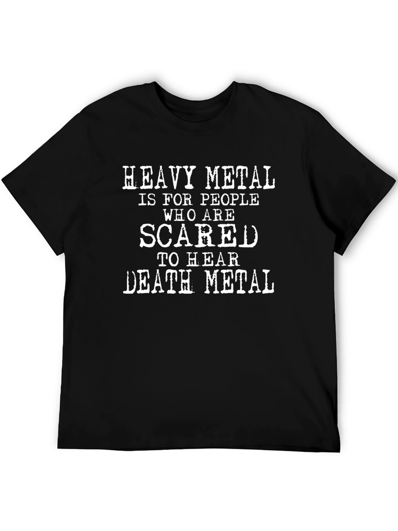 Heavy Metal vs Death Metal Graphic Tee