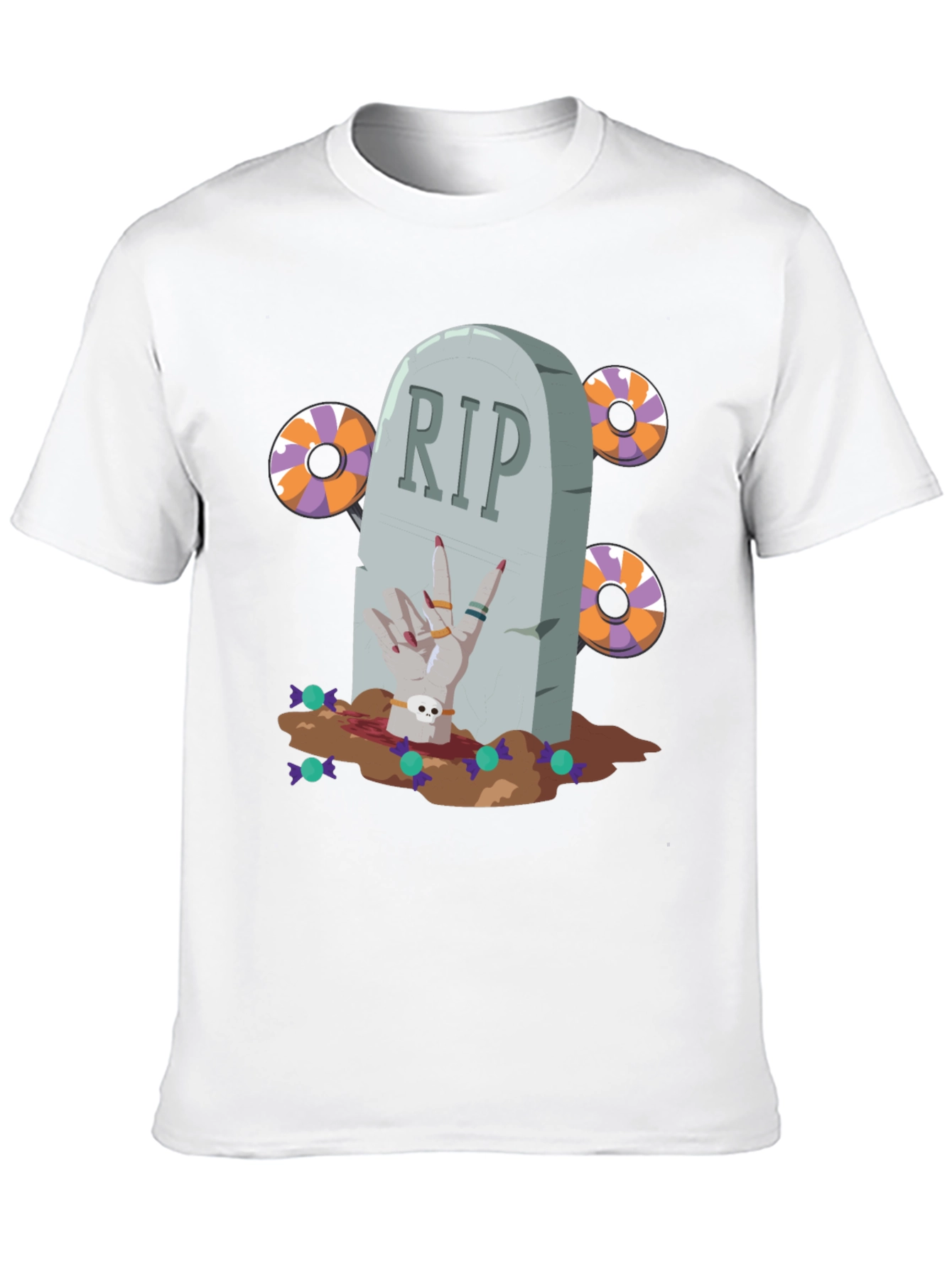 Halloween Tombstone T-Shirt - RIP