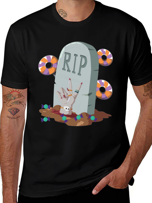 Halloween Tombstone T-Shirt - RIP