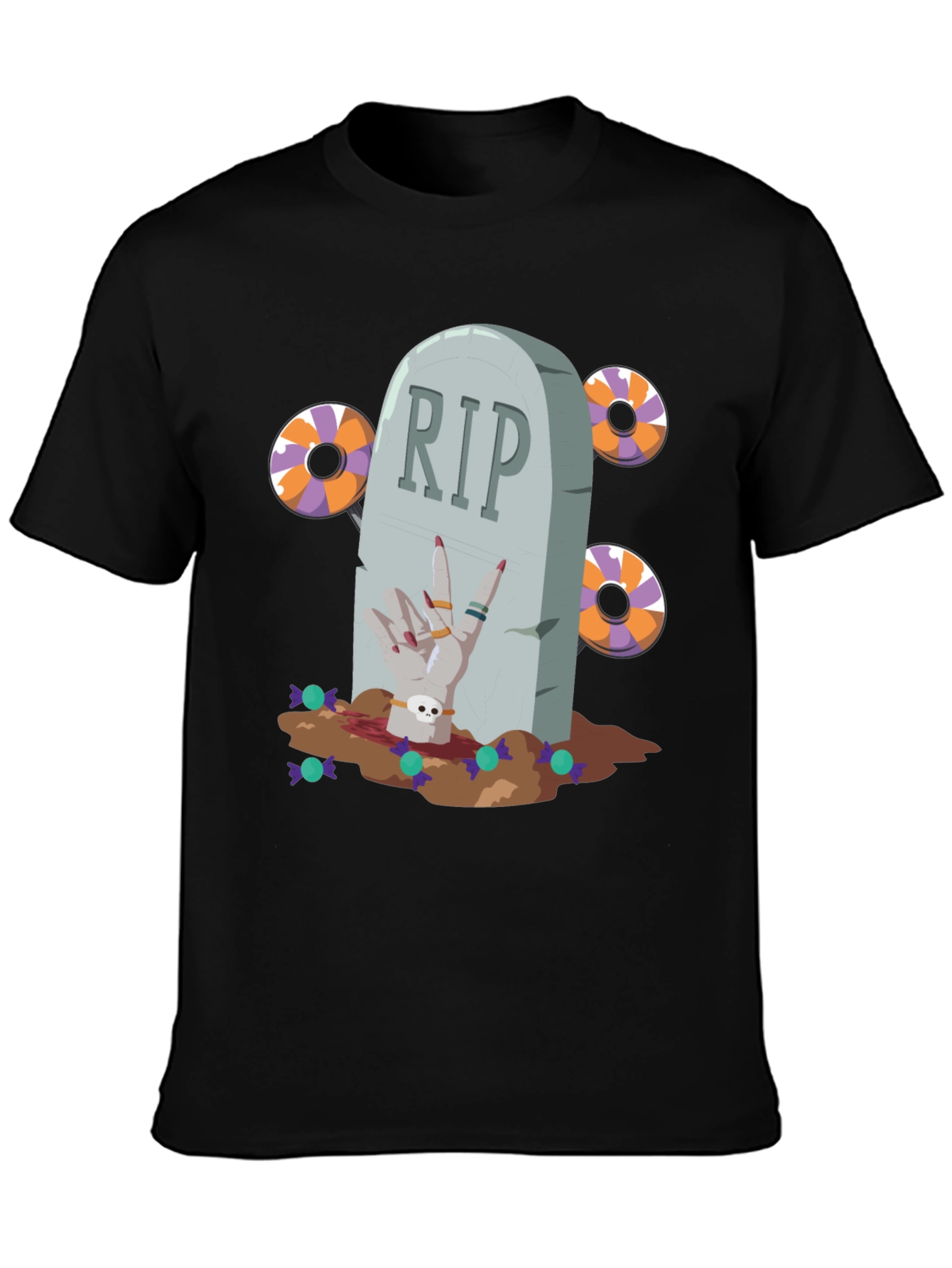 Halloween Tombstone T-Shirt - RIP