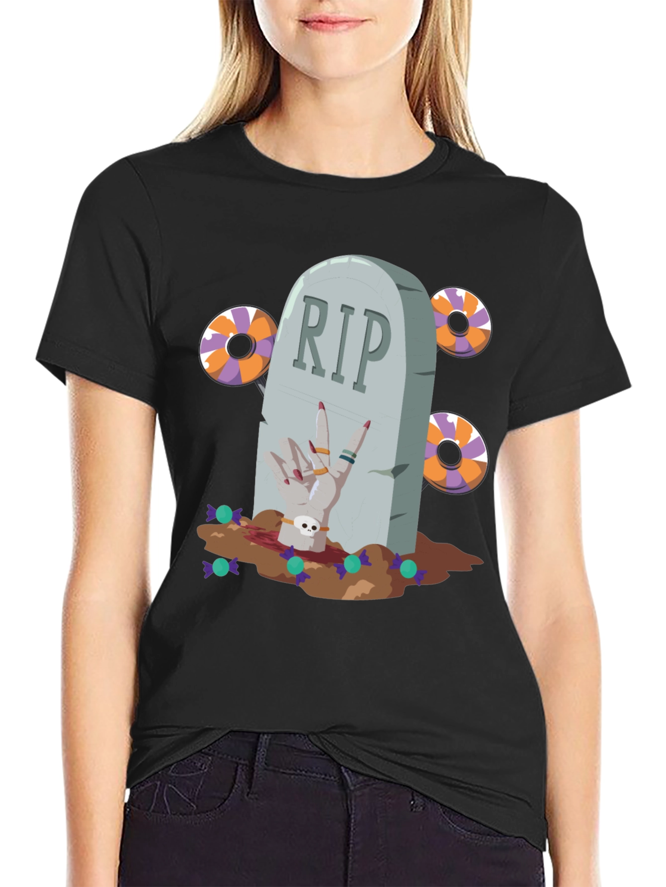 Halloween Tombstone T-Shirt - RIP