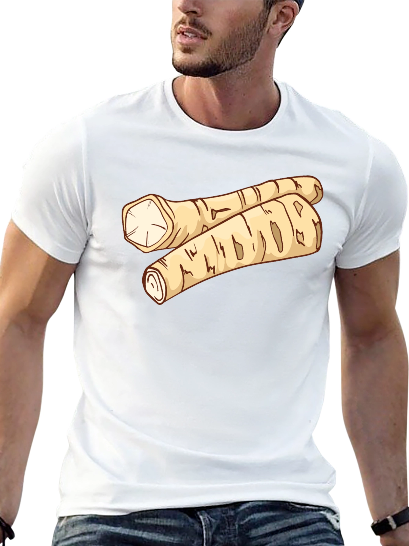 Funny Horseradish Root Graphic T-Shirt