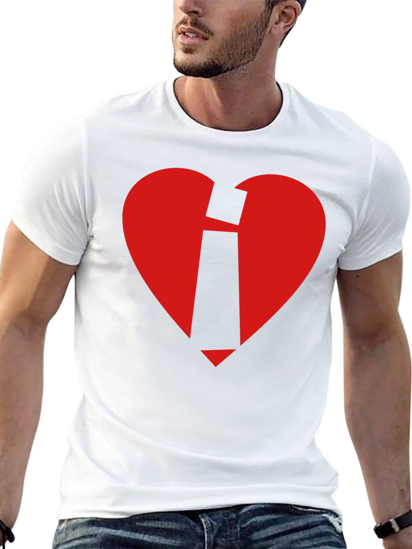 Broken Heart Logo Black Tee