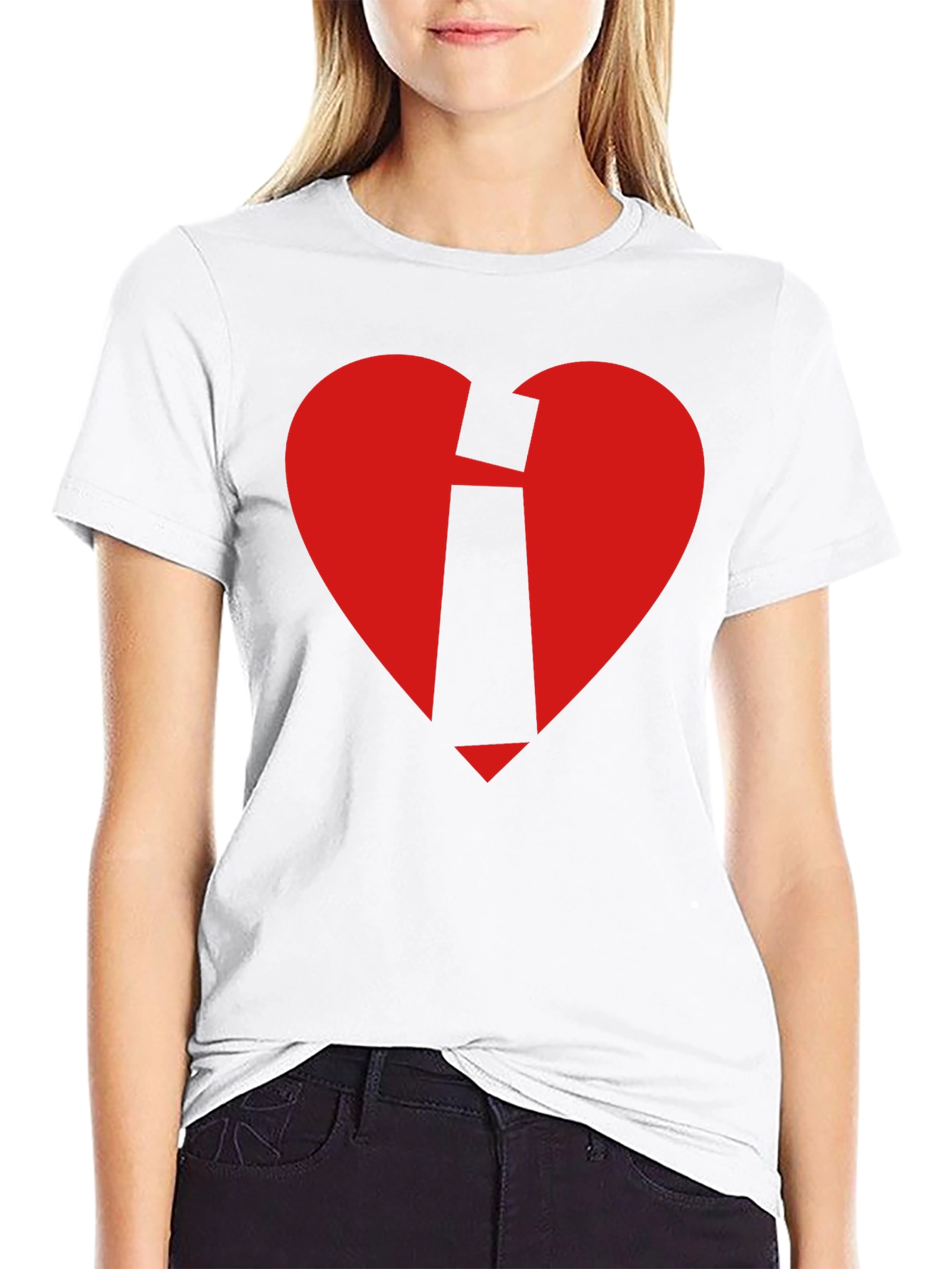 Broken Heart Logo Black Tee