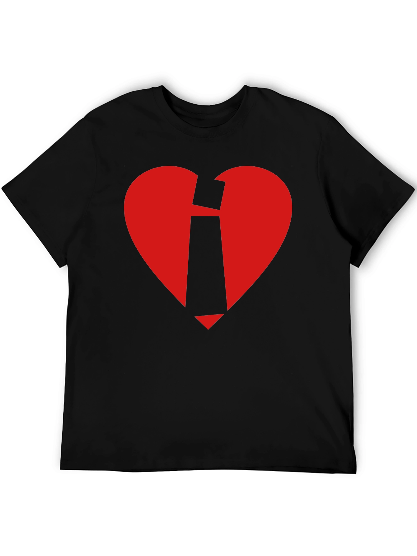 Broken Heart Logo Black Tee