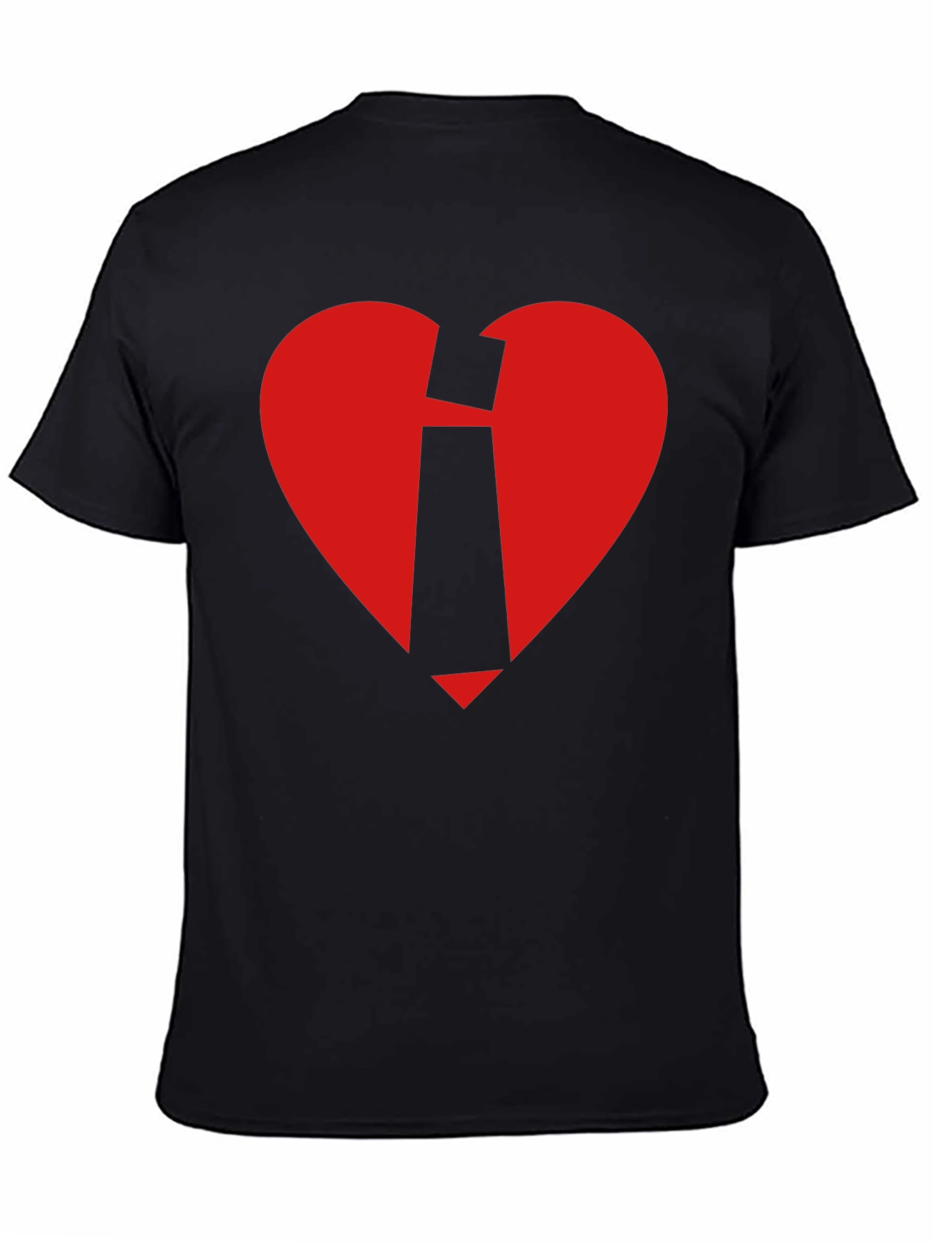 Broken Heart Logo Black Tee
