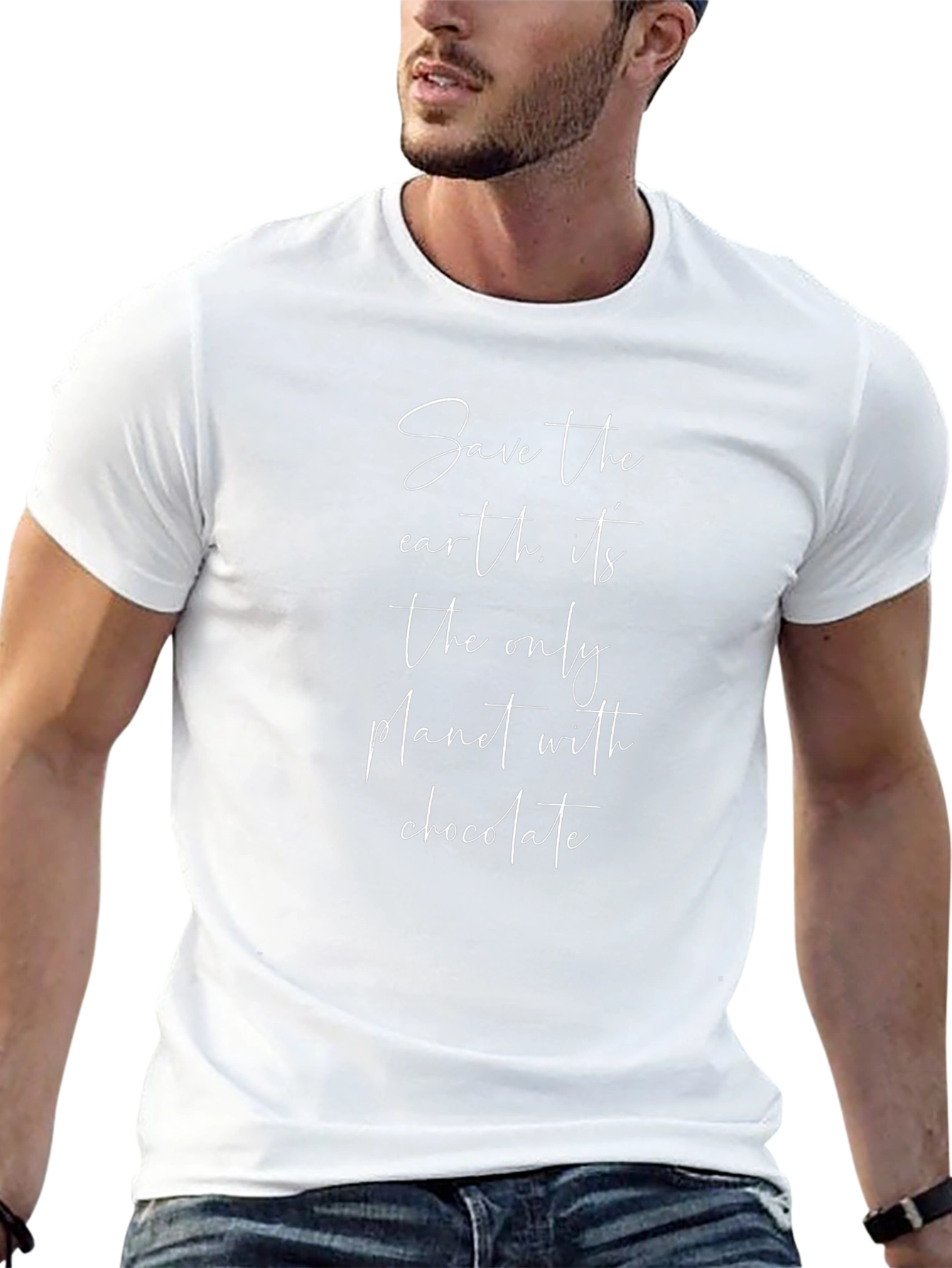 Save the Earth Chocolate T-Shirt