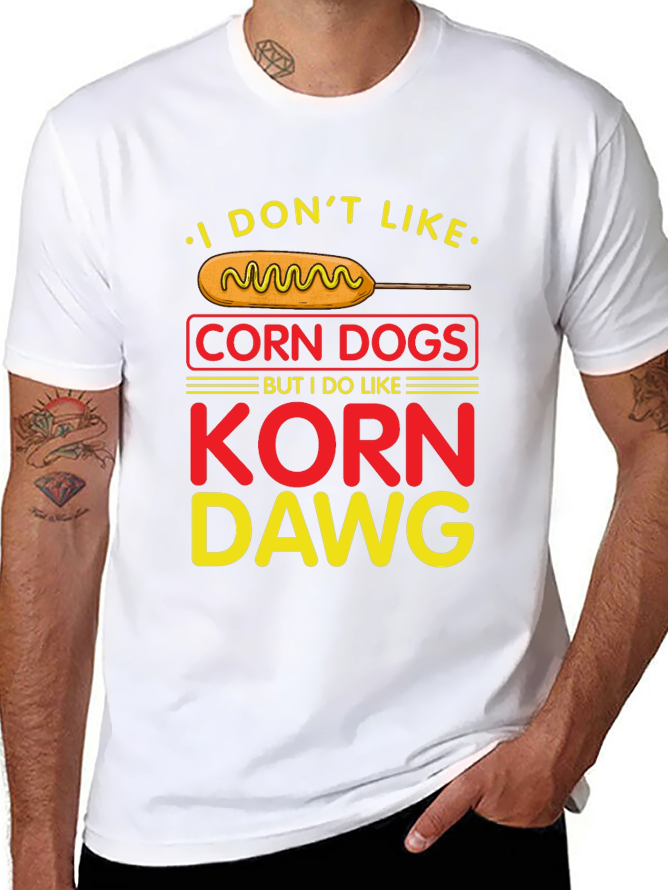 Korn Dawg T-Shirt - Funny Foodie Tee