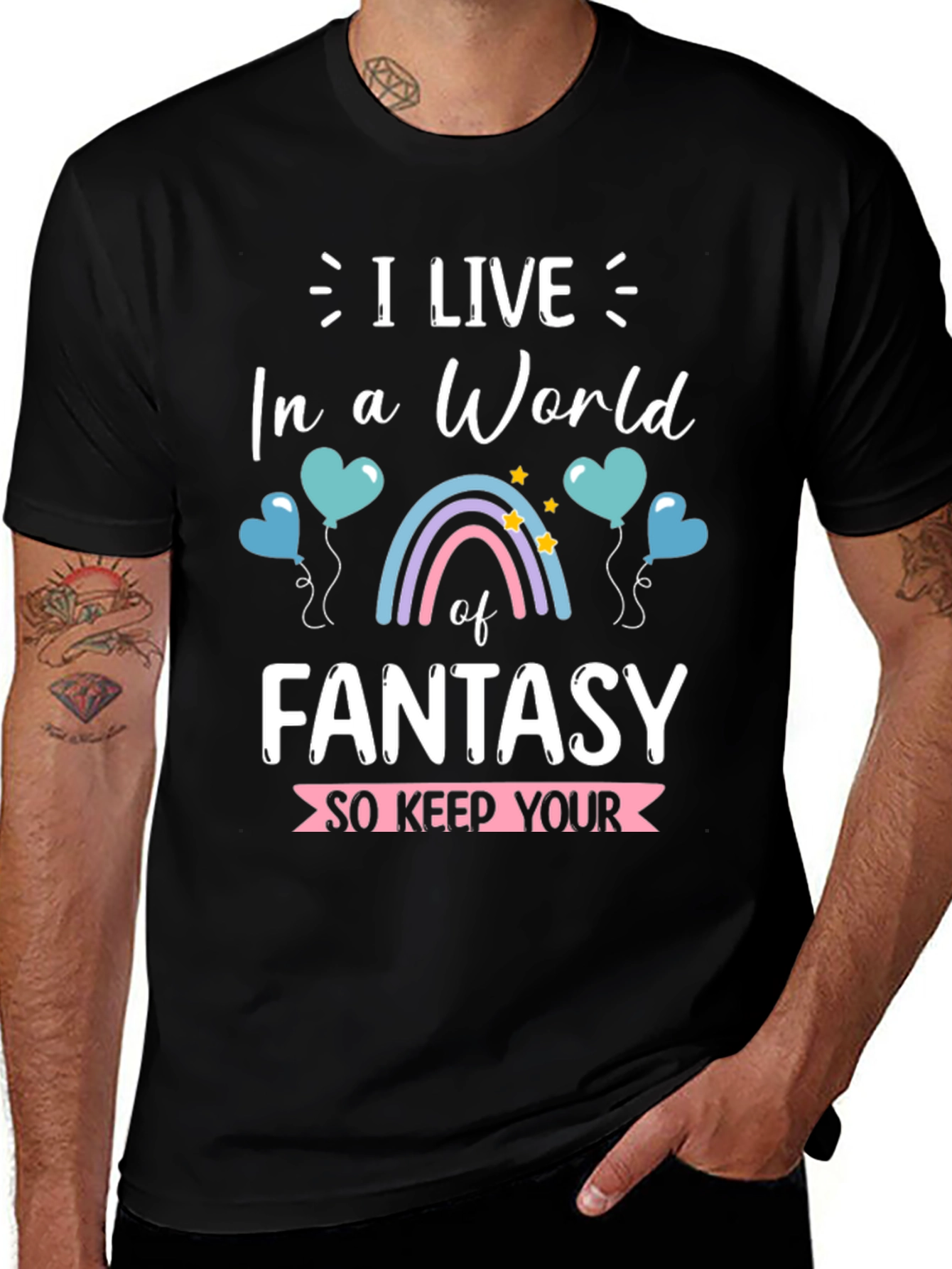 Fantasy World T-Shirt - Live Your Dream