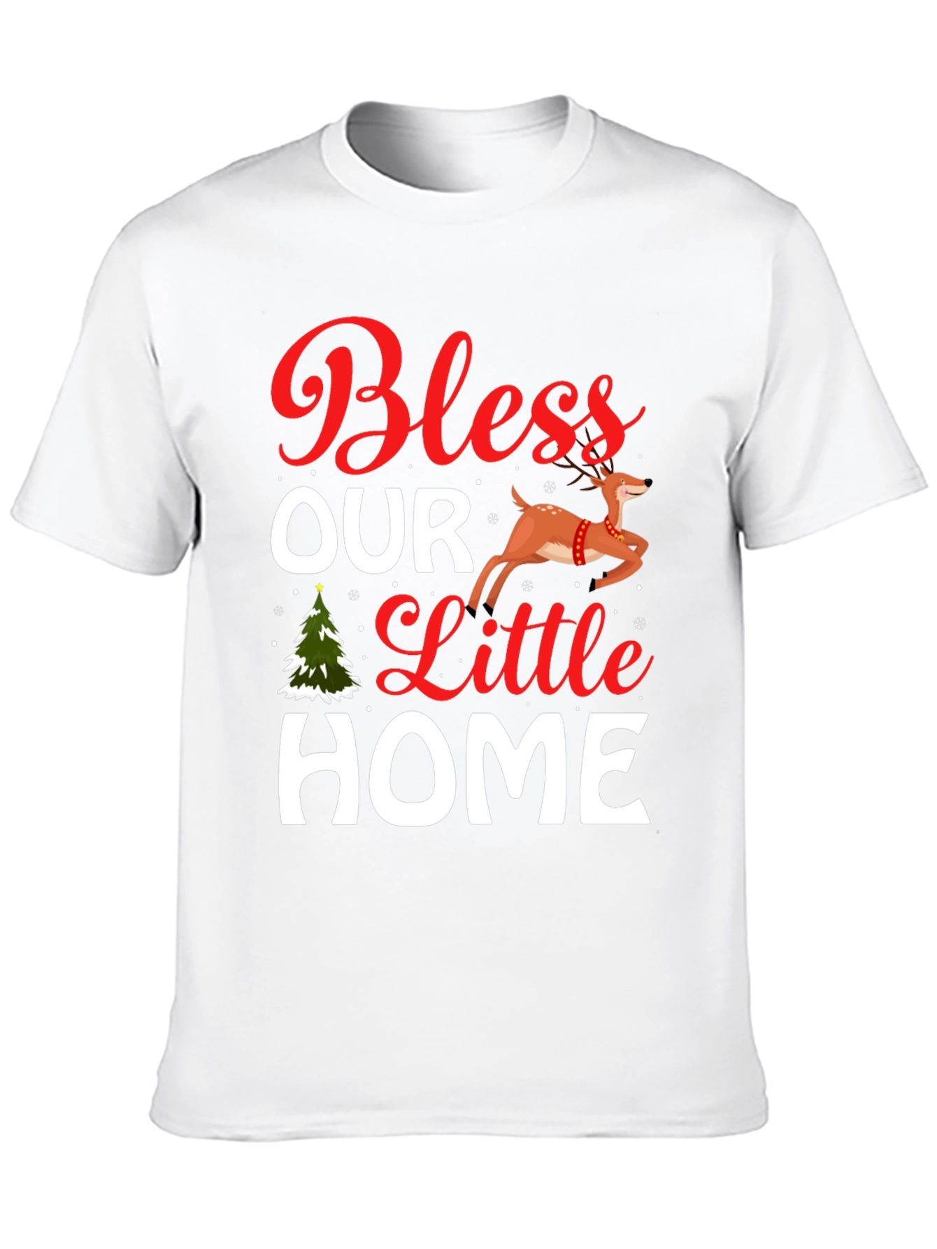 Bless Our Little Home Christmas T-Shirt