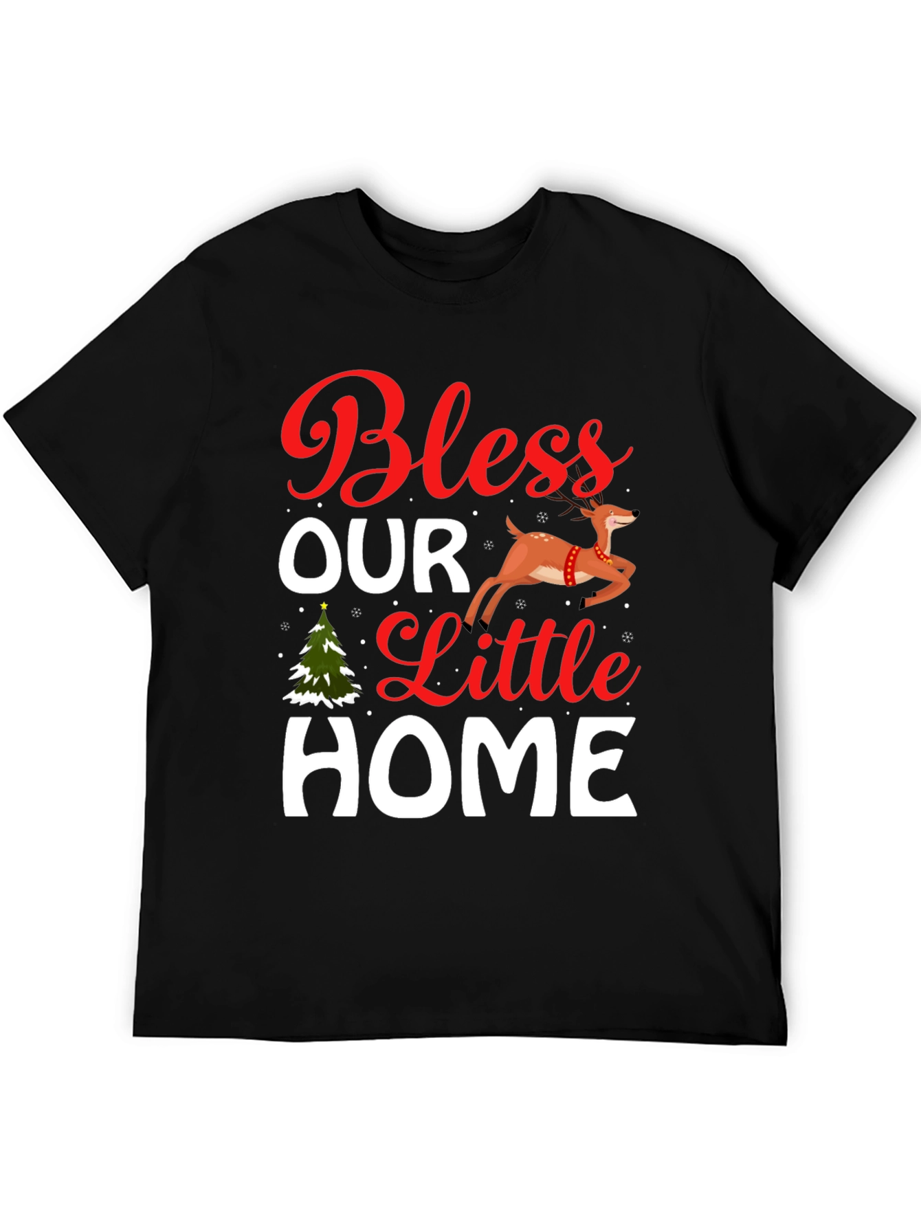 Bless Our Little Home Christmas T-Shirt