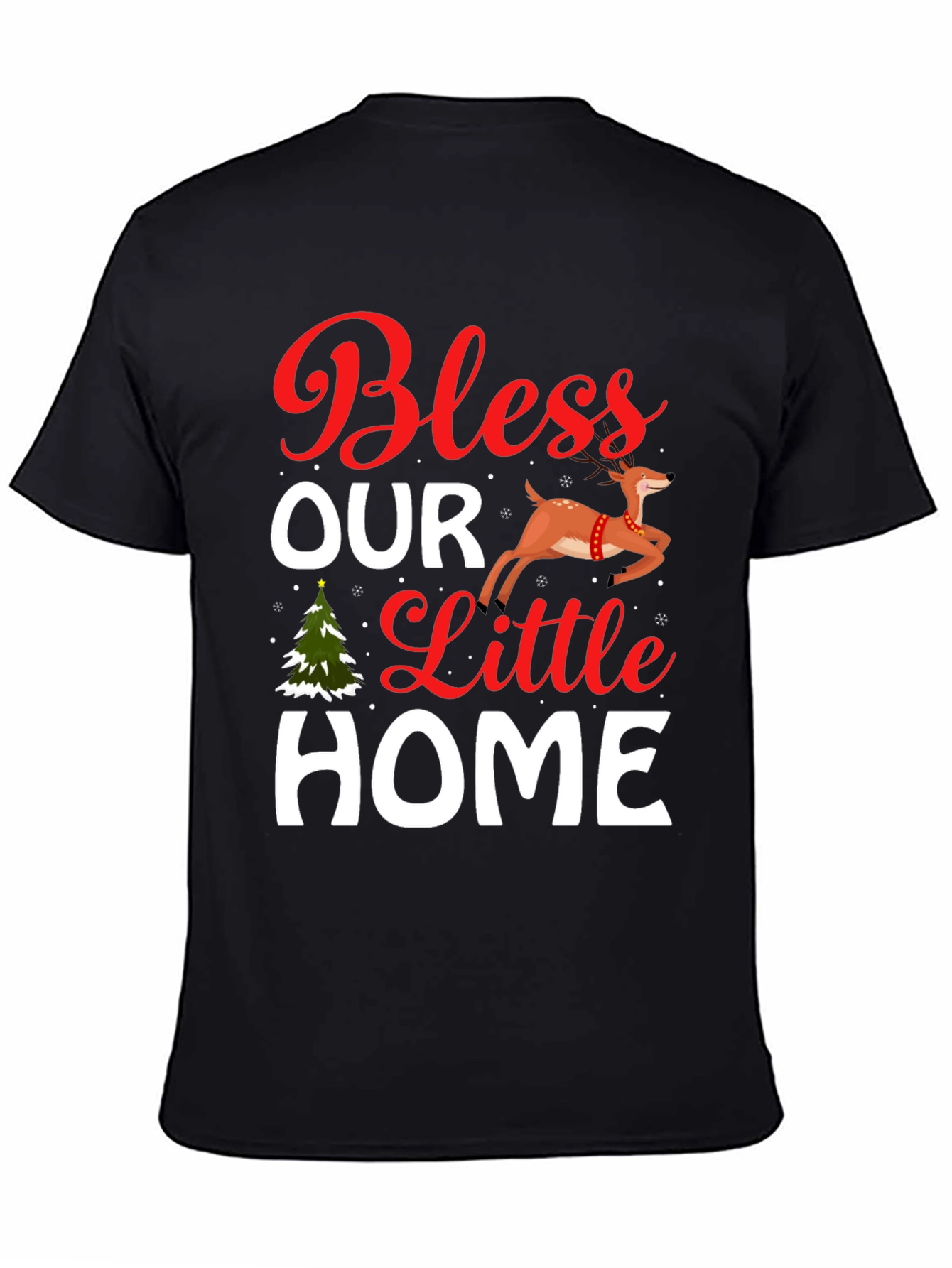 Bless Our Little Home Christmas T-Shirt