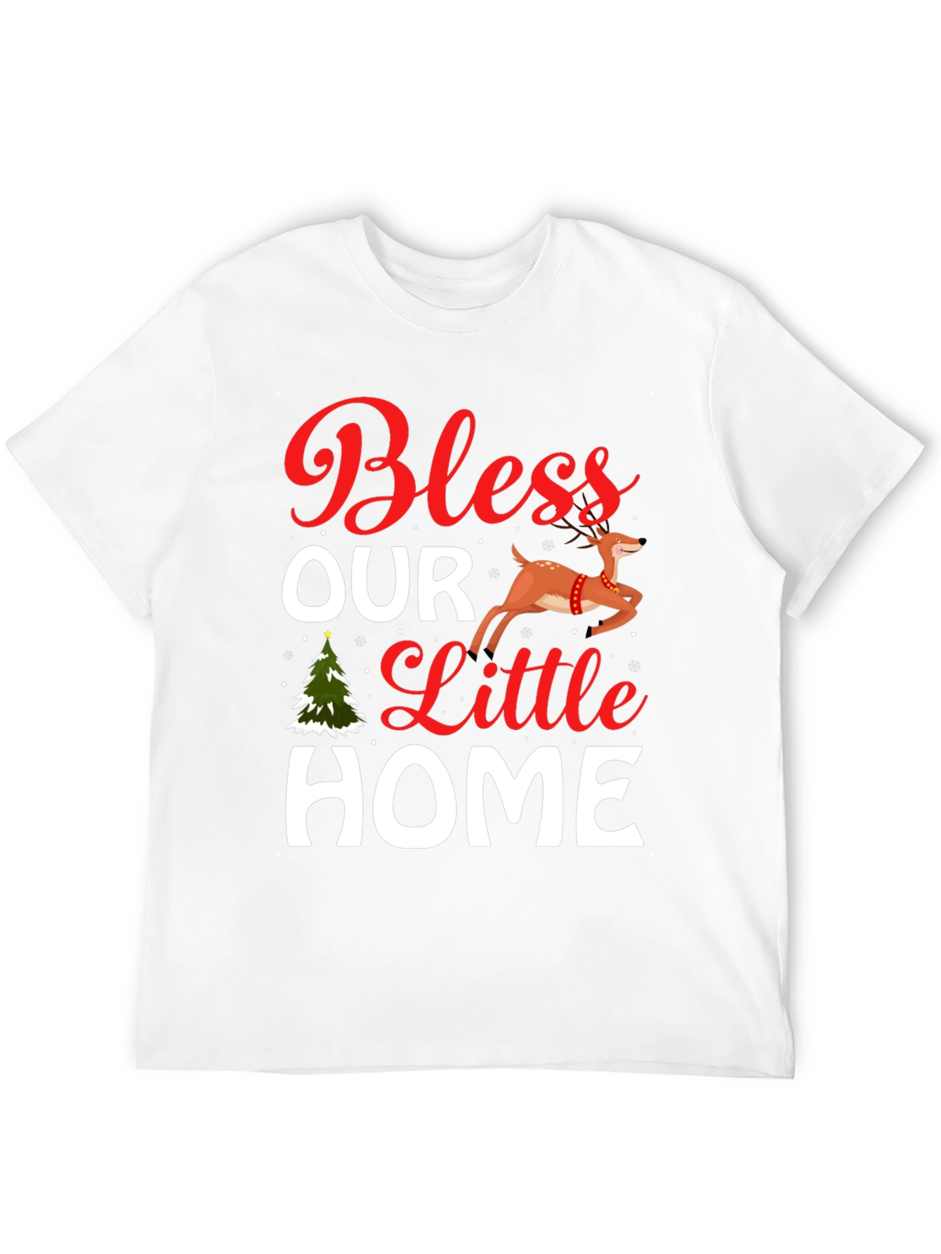Bless Our Little Home Christmas T-Shirt