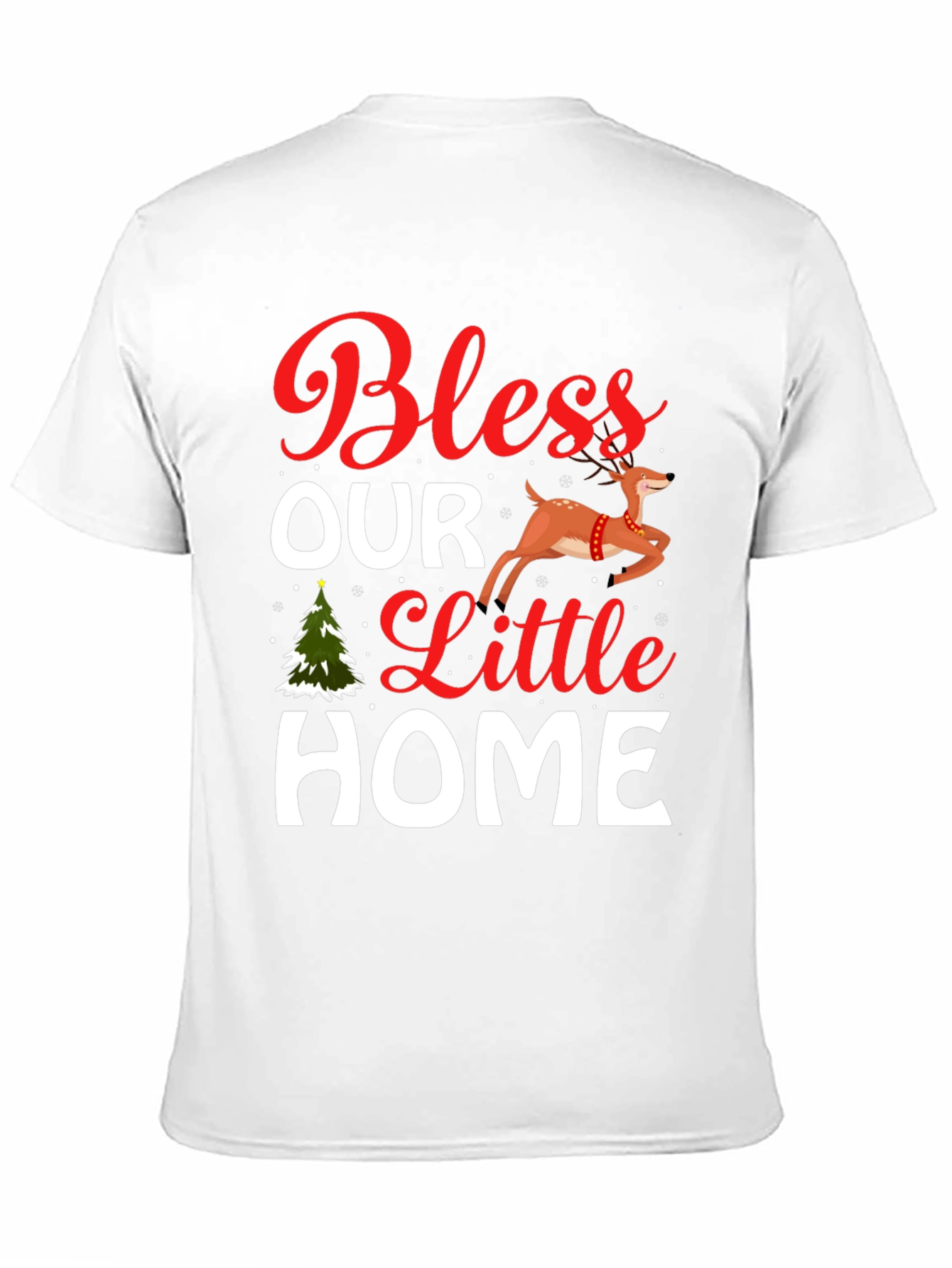 Bless Our Little Home Christmas T-Shirt
