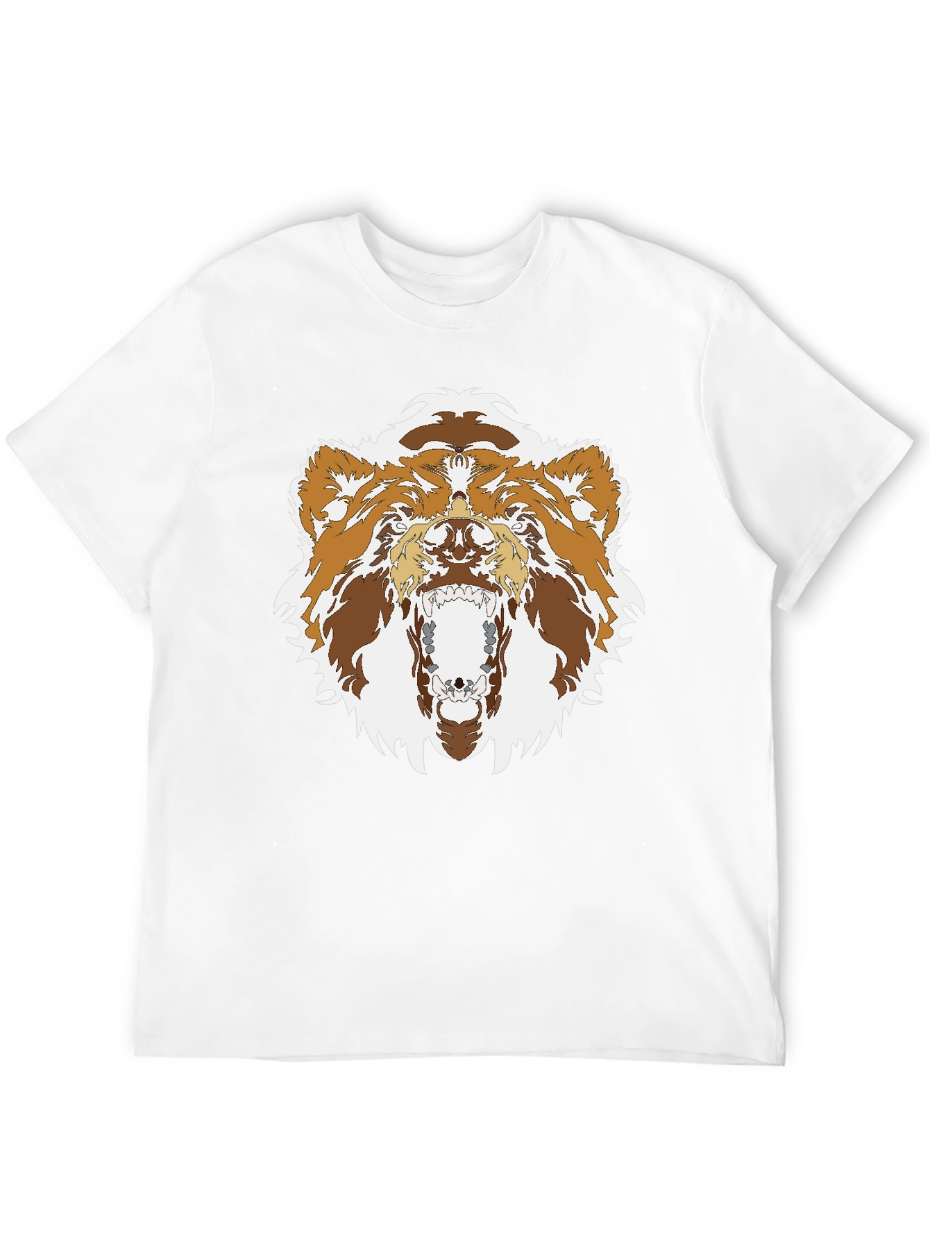 Grizzly Bear Graphic Tee - Black