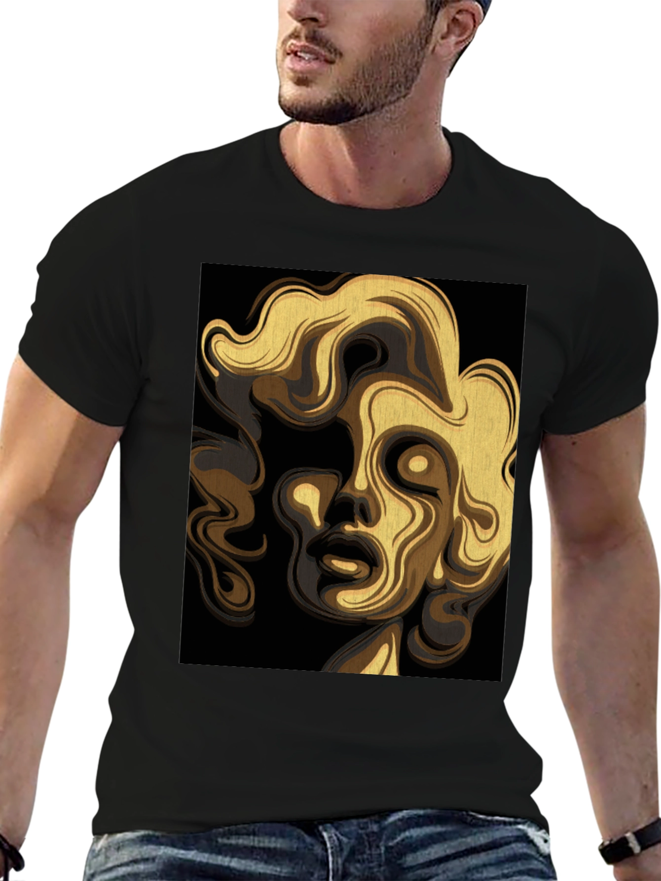 Abstract Marilyn Monroe Graphic Tee - Unisex