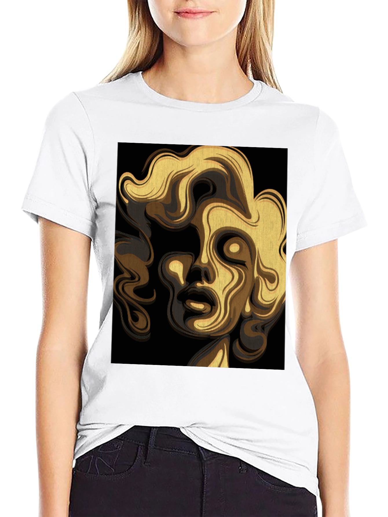 Abstract Marilyn Monroe Graphic Tee - Unisex