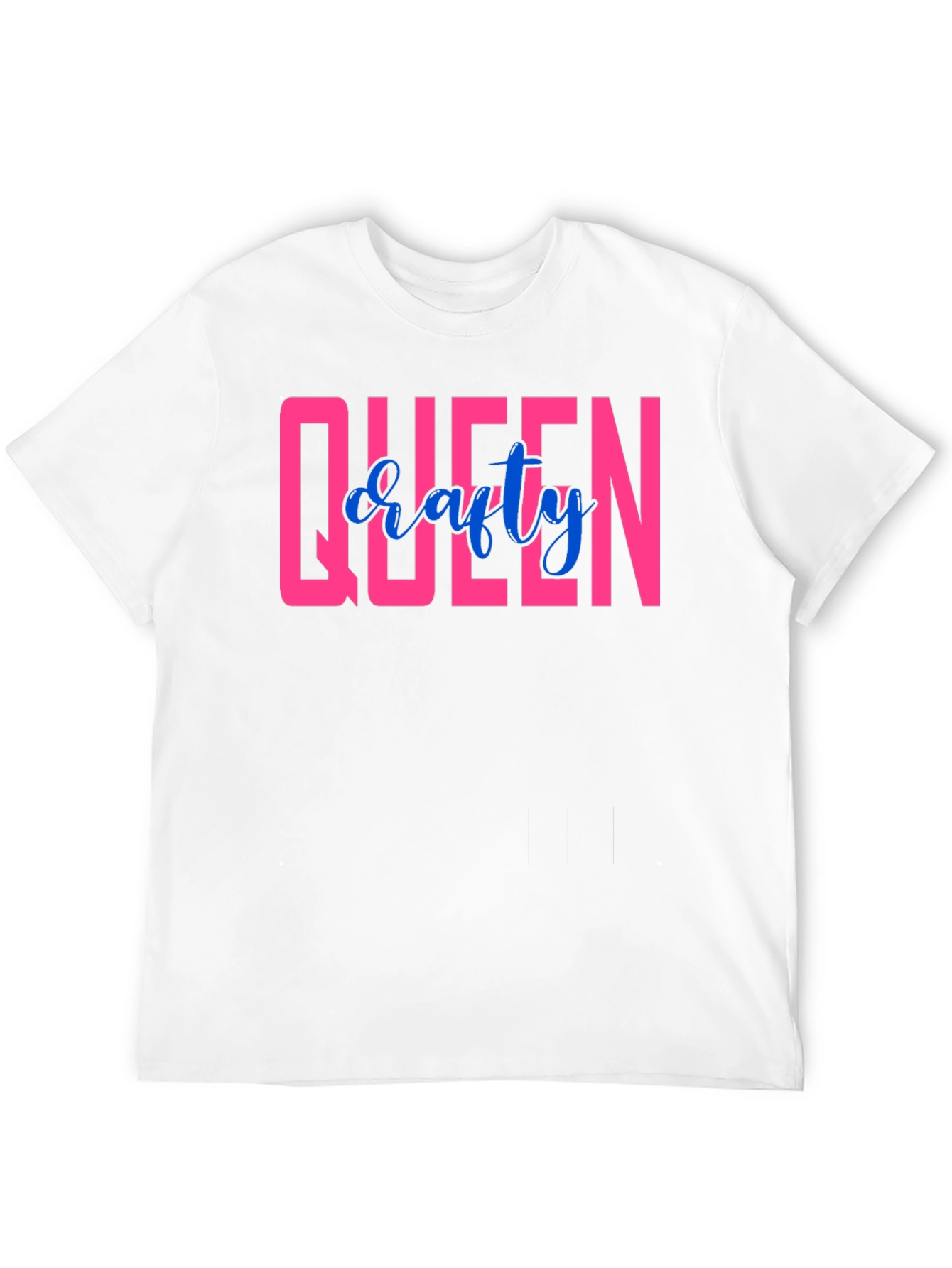 Queen Crafty T-Shirt - Black Crew Neck Tee