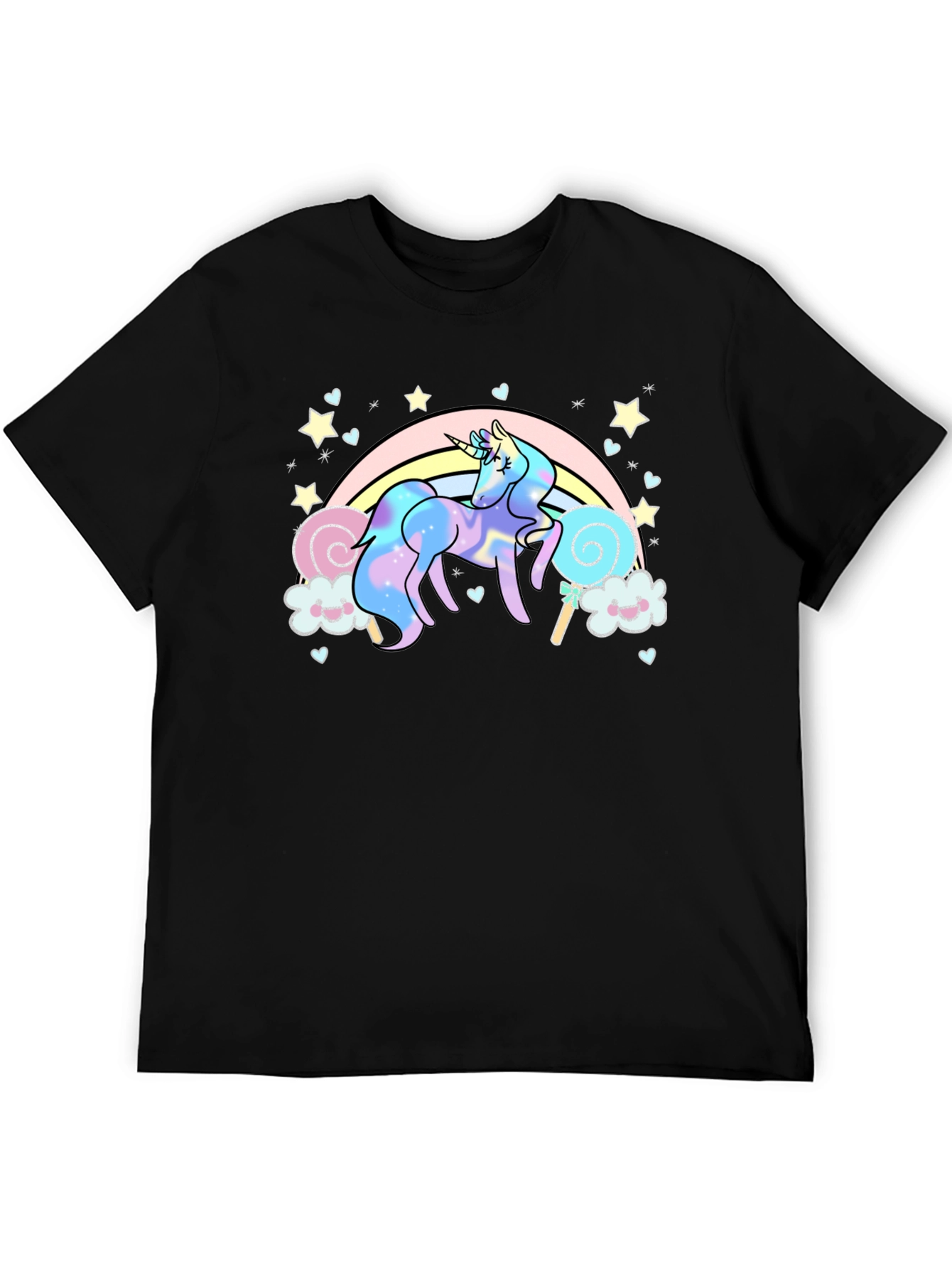 Unicorn Rainbow Graphic T-Shirt