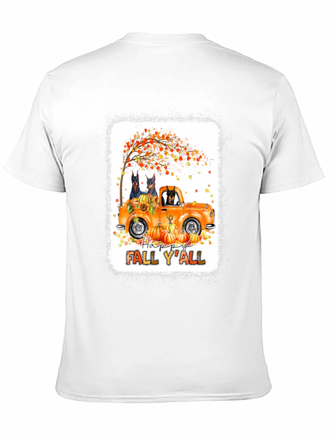 Happy Fall Yall Dog Truck T-Shirt
