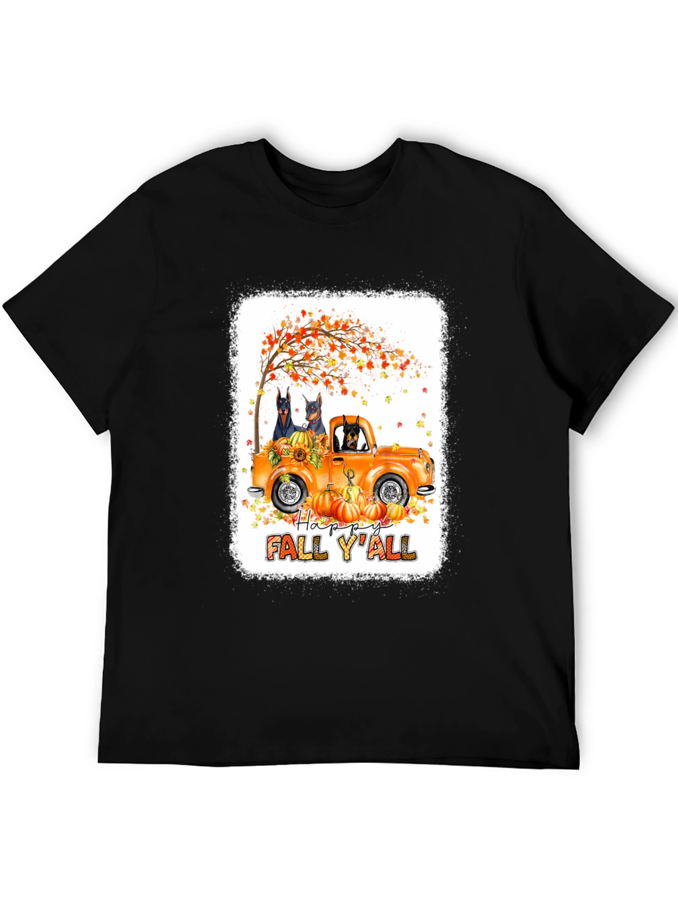 Happy Fall Yall Dog Truck T-Shirt