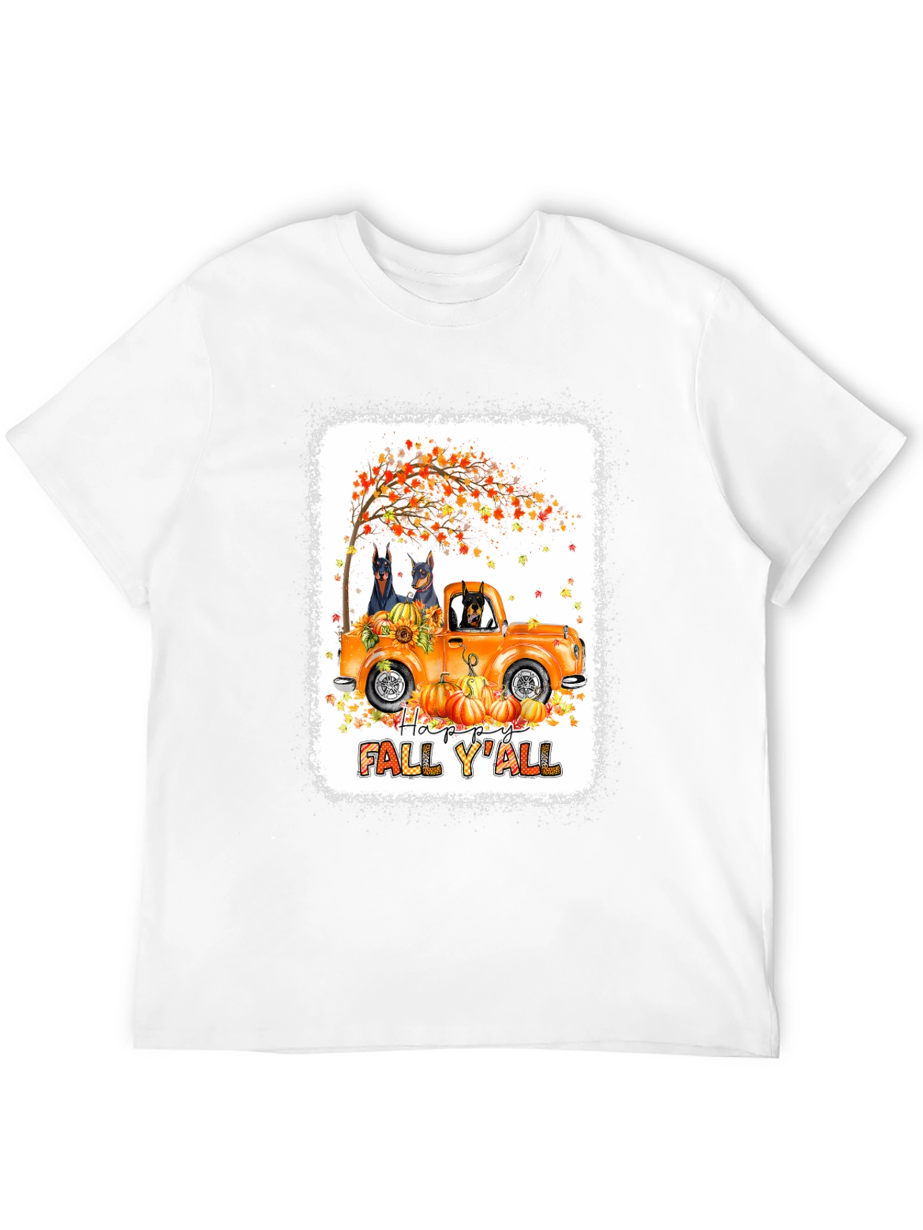Happy Fall Yall Dog Truck T-Shirt