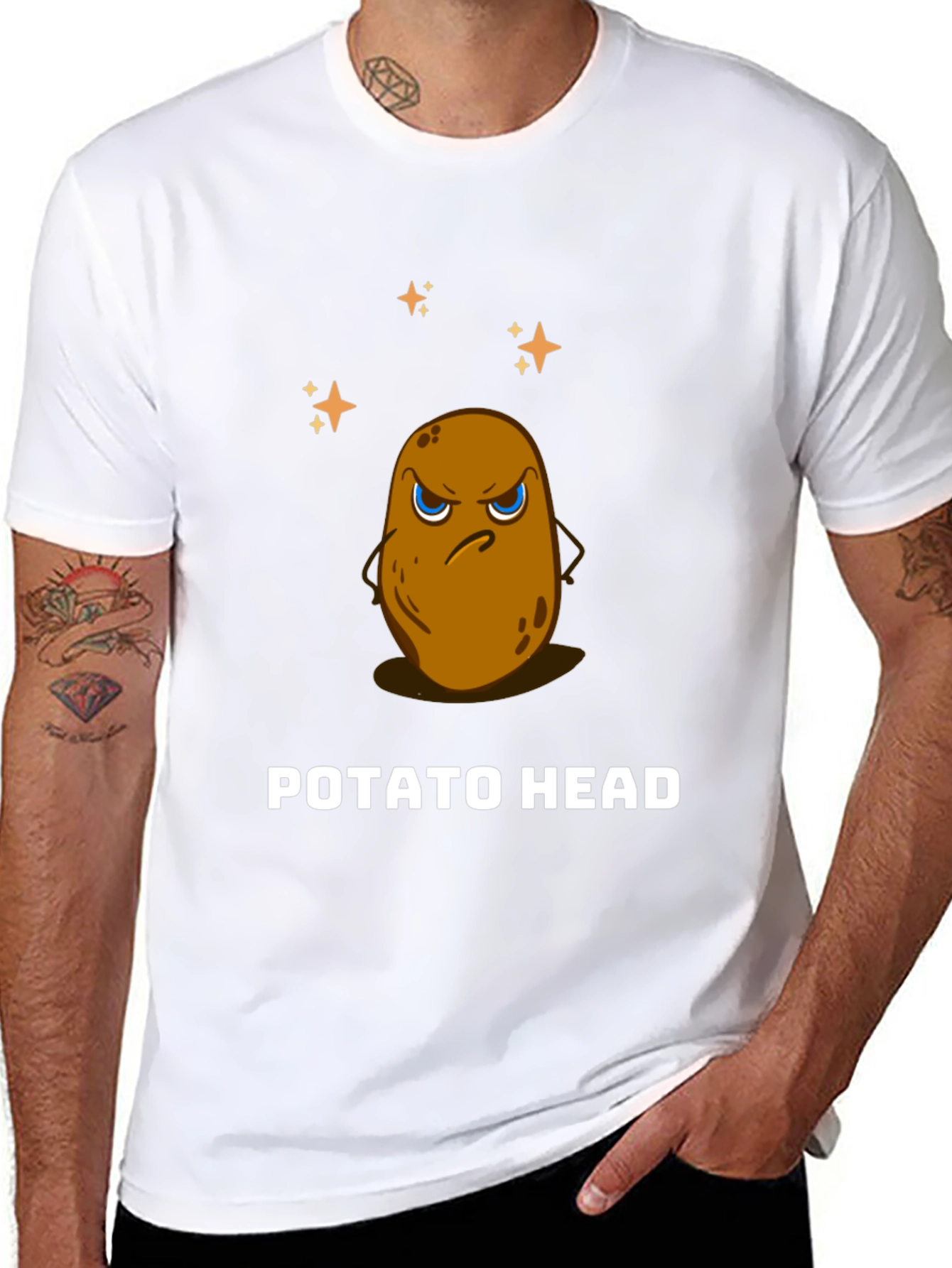 Funny Potato Head Graphic Tee - Unisex