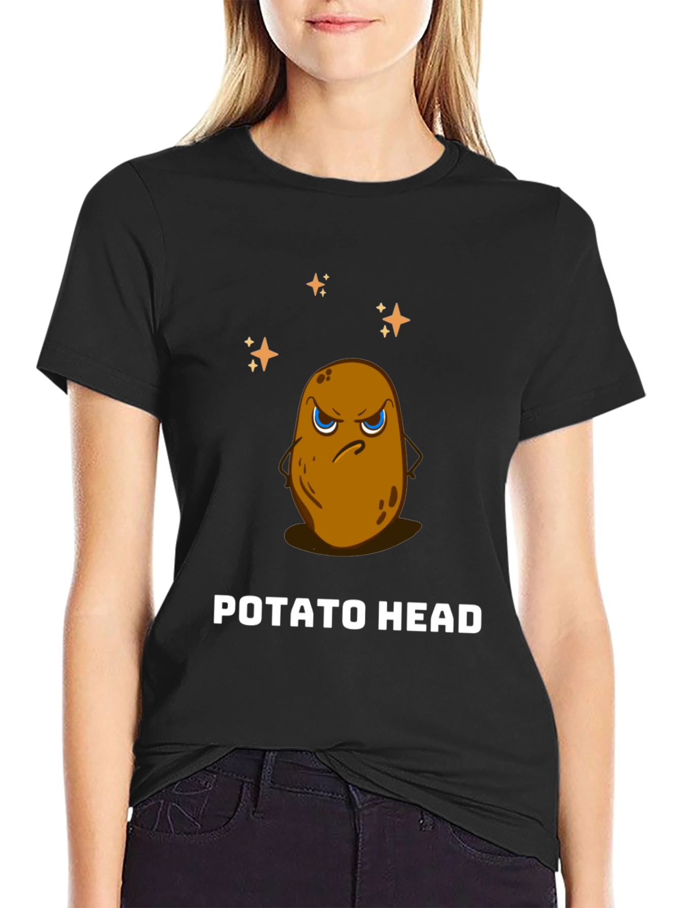Funny Potato Head Graphic Tee - Unisex