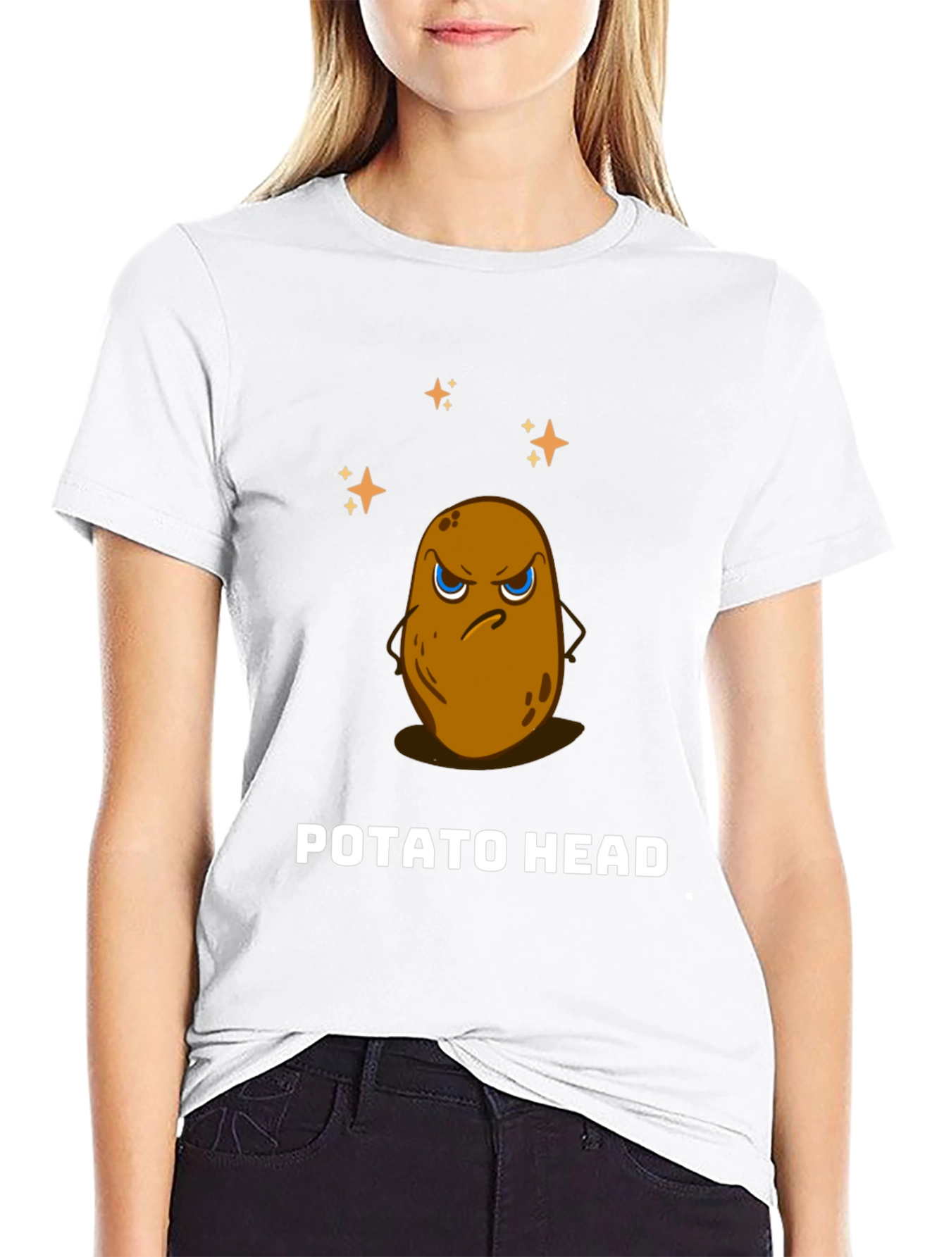 Funny Potato Head Graphic Tee - Unisex