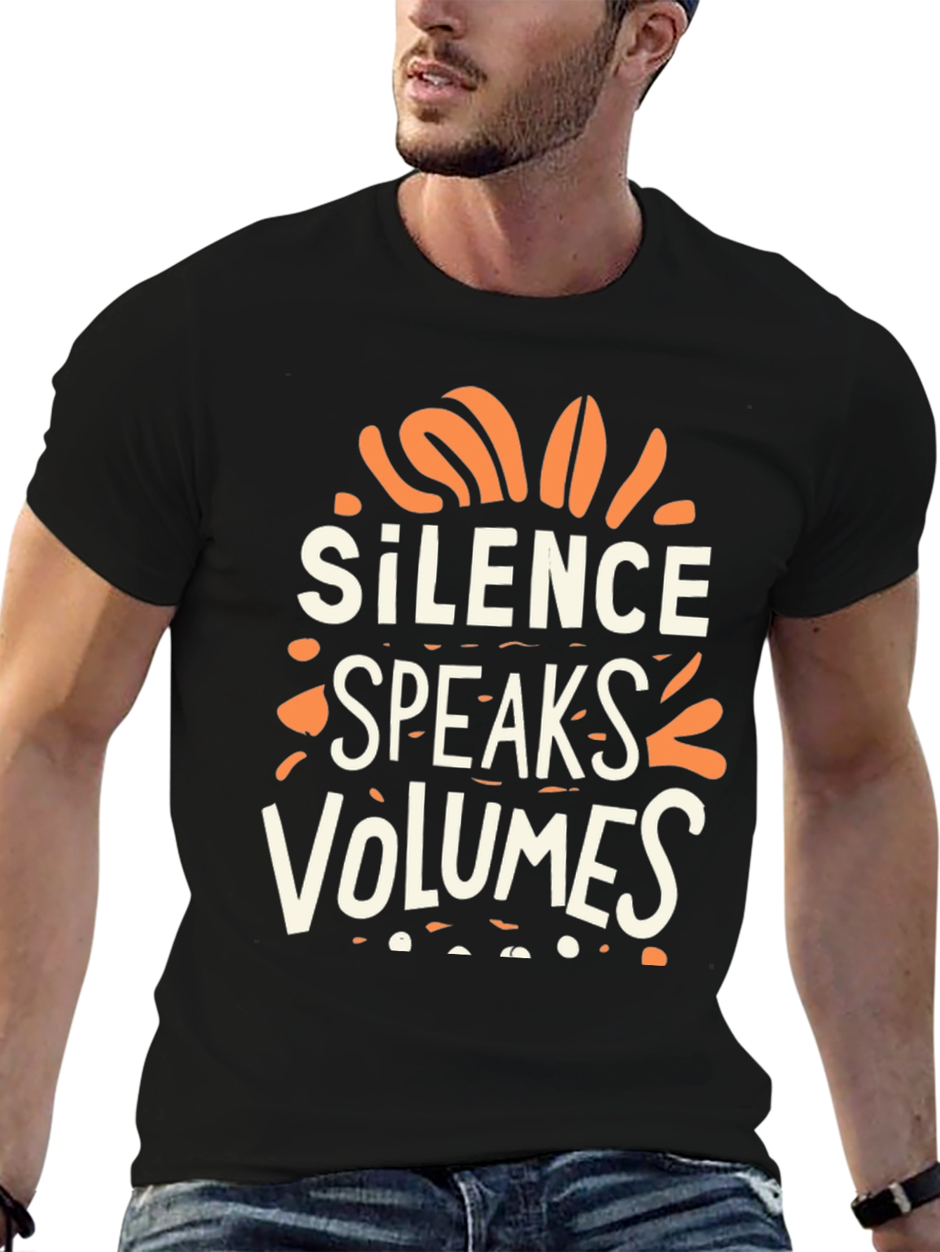 Silence Speaks Volumes Graphic Tee