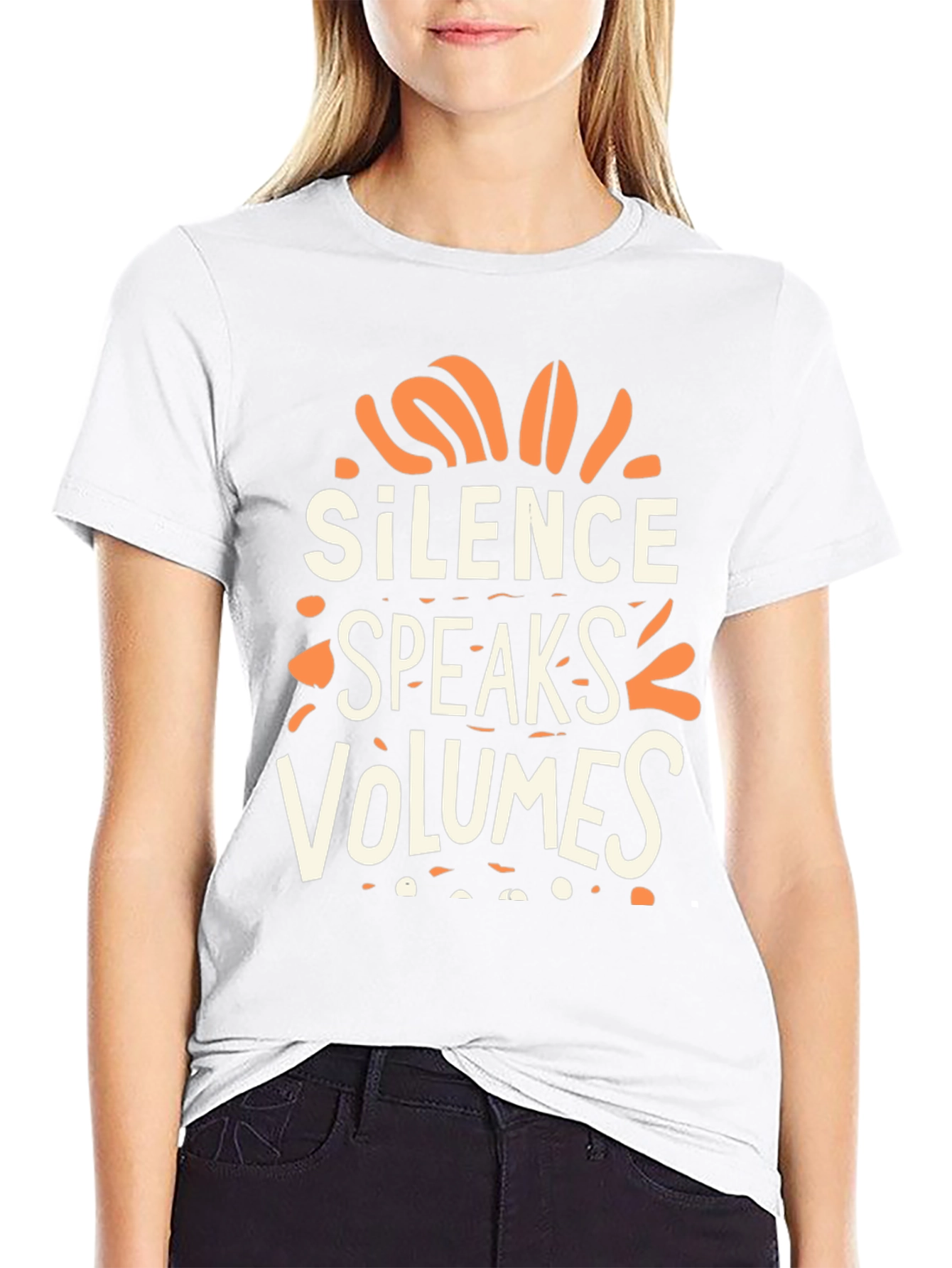 Silence Speaks Volumes Graphic Tee