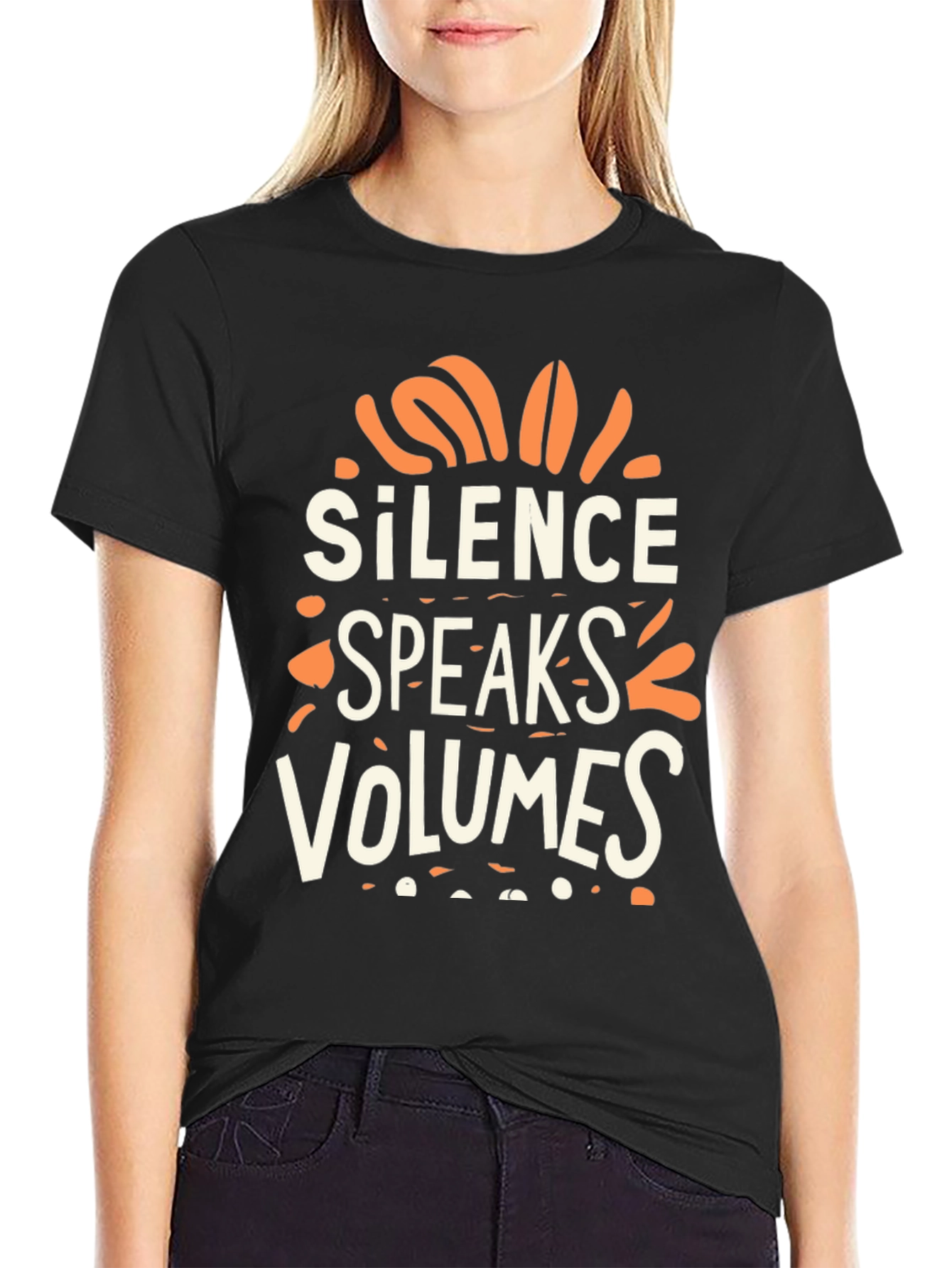 Silence Speaks Volumes Graphic Tee
