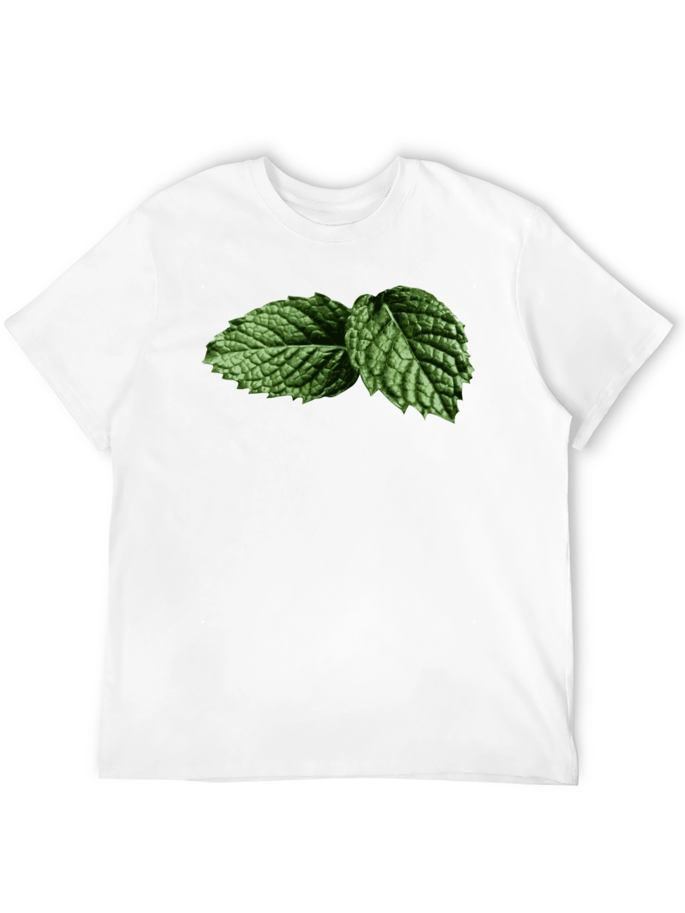 Mint Leaf Graphic T-Shirt - Fresh & Cool Style