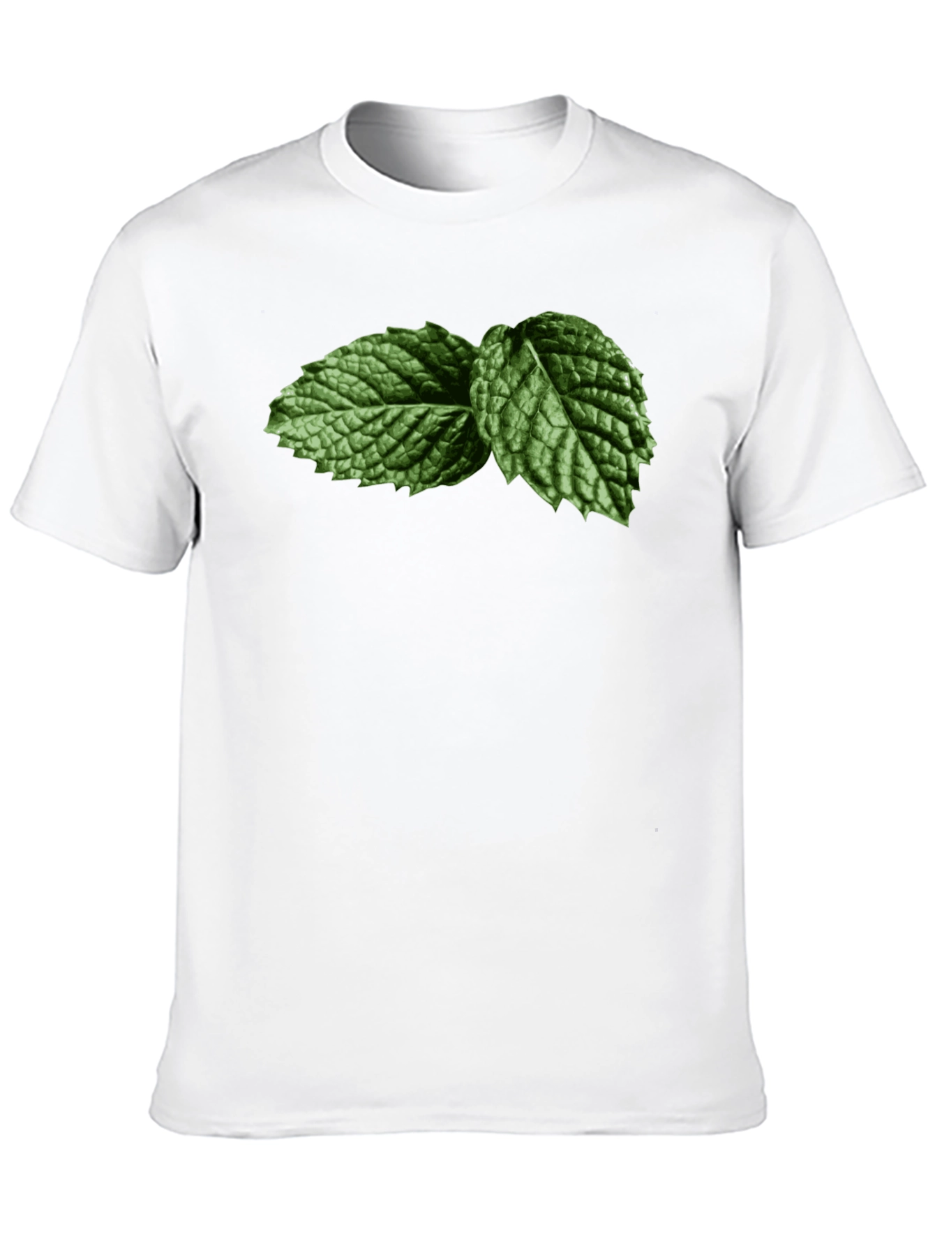 Mint Leaf Graphic T-Shirt - Fresh & Cool Style