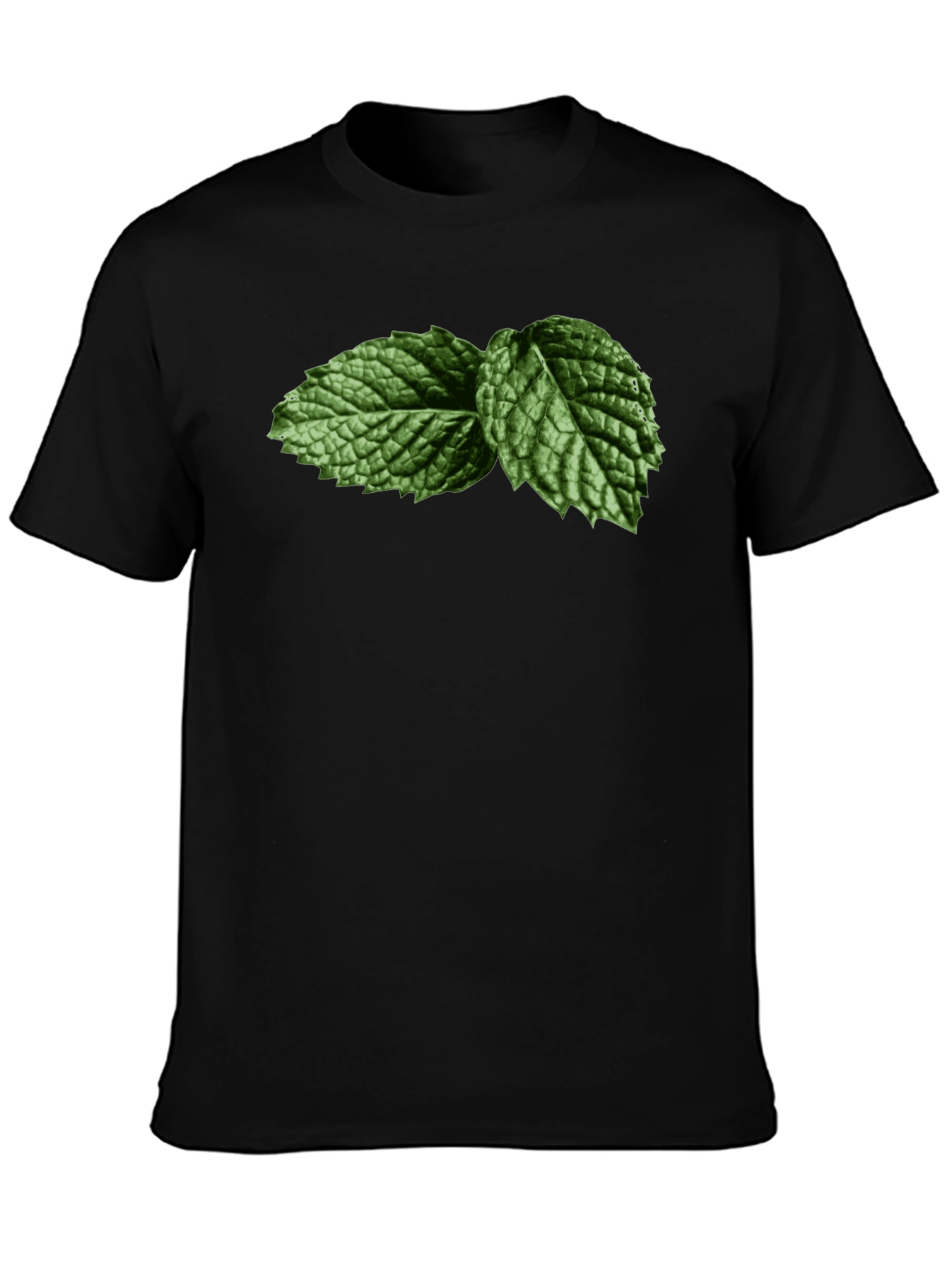 Mint Leaf Graphic T-Shirt - Fresh & Cool Style